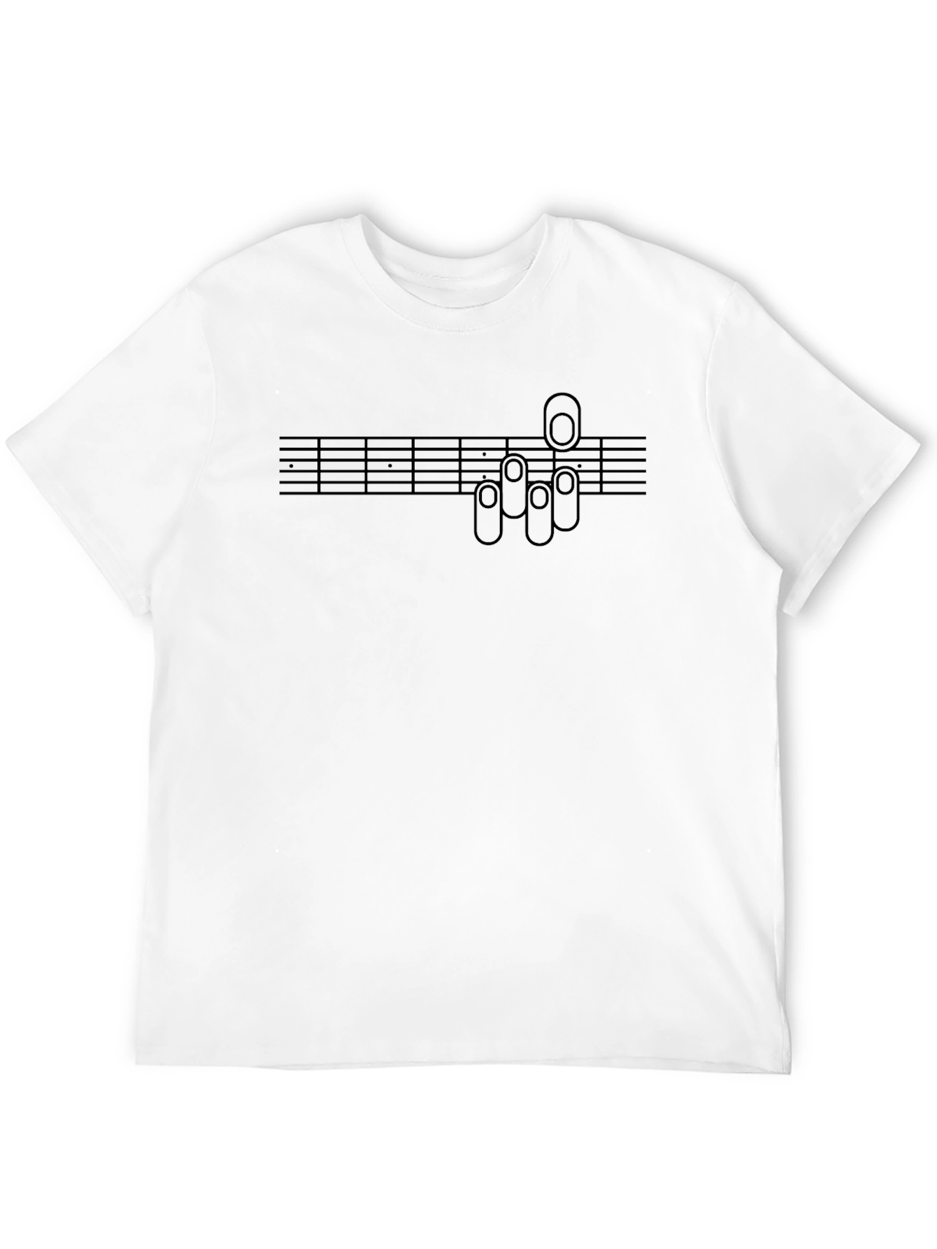 Guitar Chord T-Shirt: Black