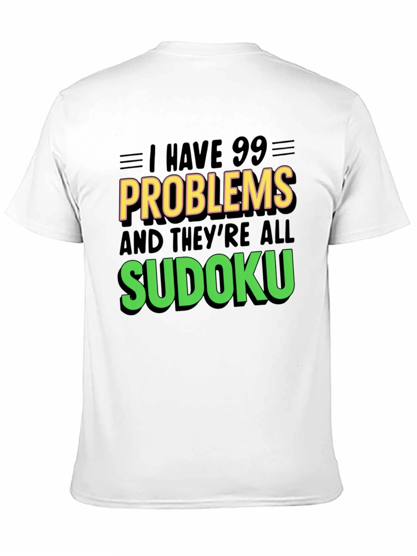 Sudoku Problem T-Shirt - Funny Puzzle Lover Tee