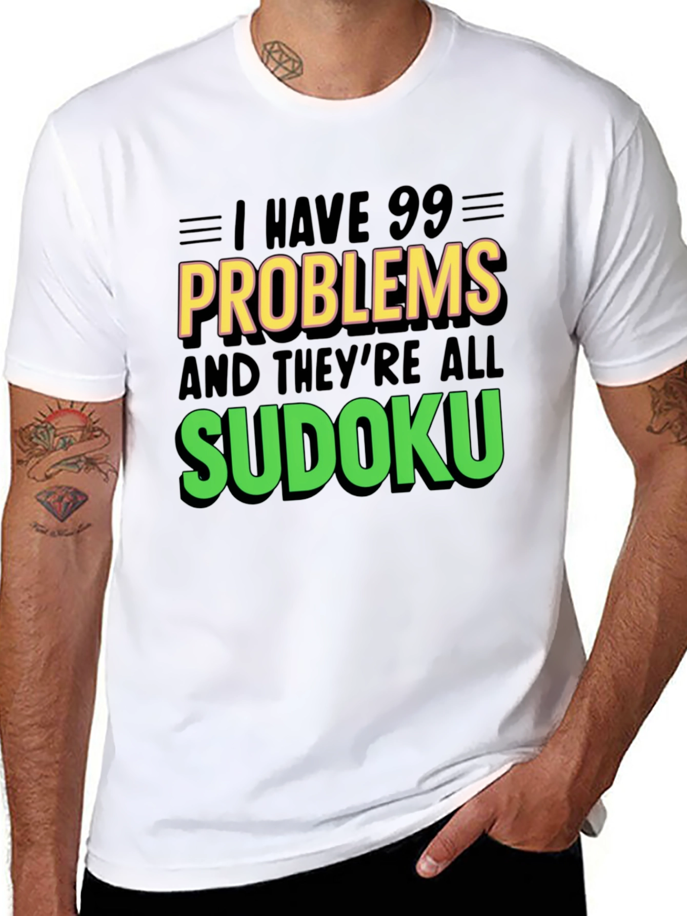 Sudoku Problem T-Shirt - Funny Puzzle Lover Tee