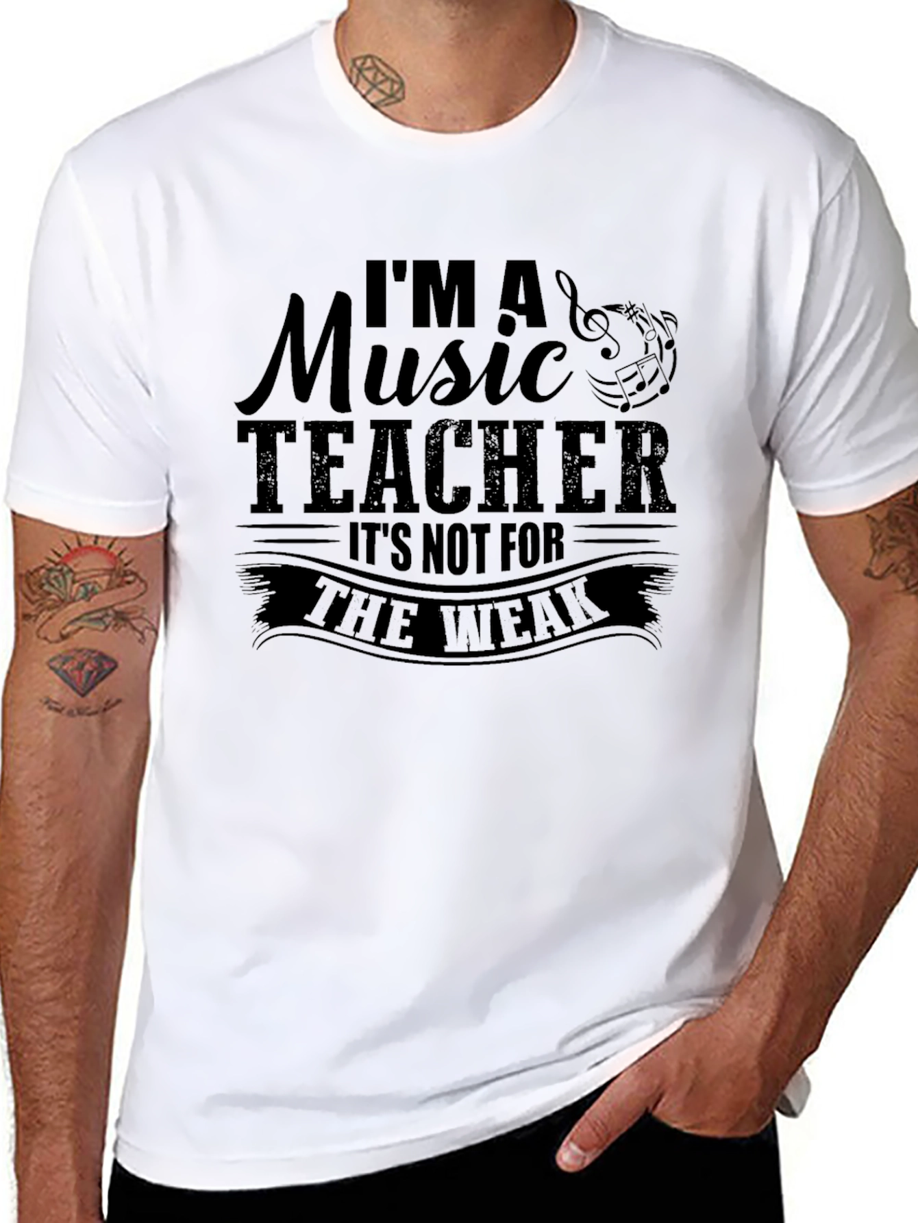 Music Teacher T-Shirt - Not for the Weak
