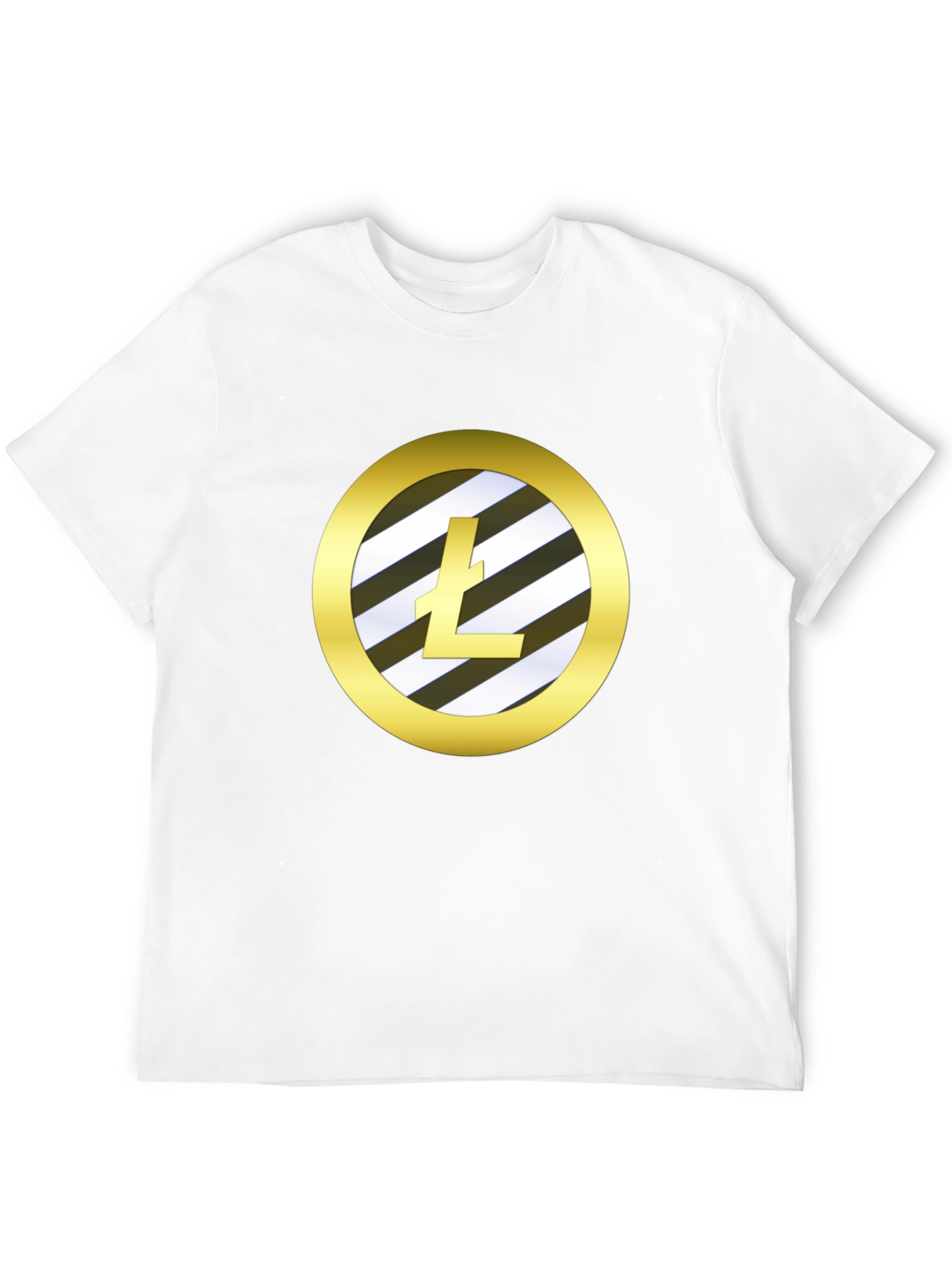 Litecoin Logo Black T-Shirt Crypto Fan Apparel