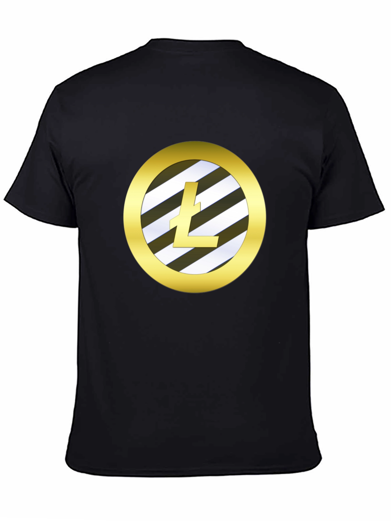Litecoin Logo Black T-Shirt Crypto Fan Apparel