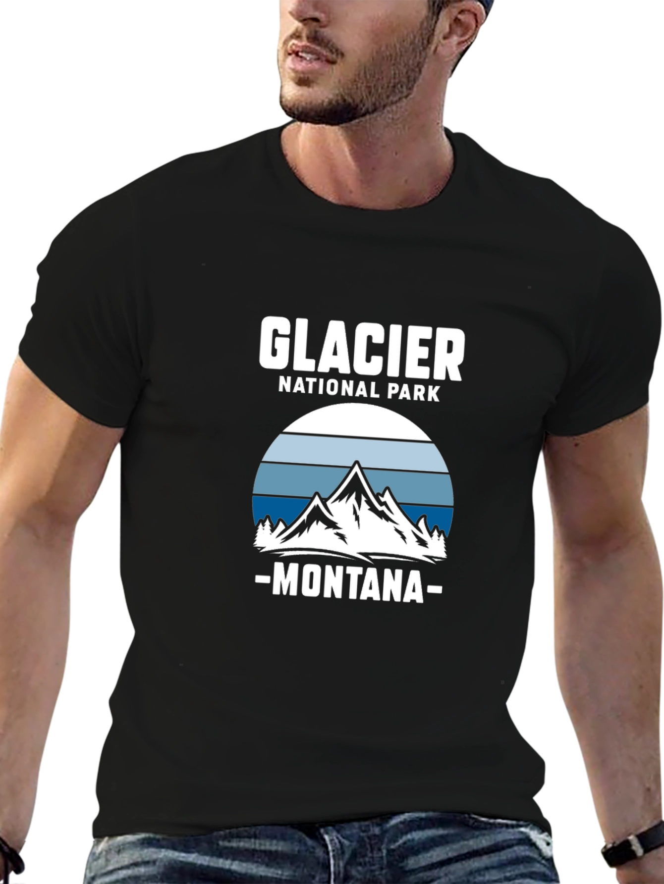 Glacier National Park Montana Graphic Tee