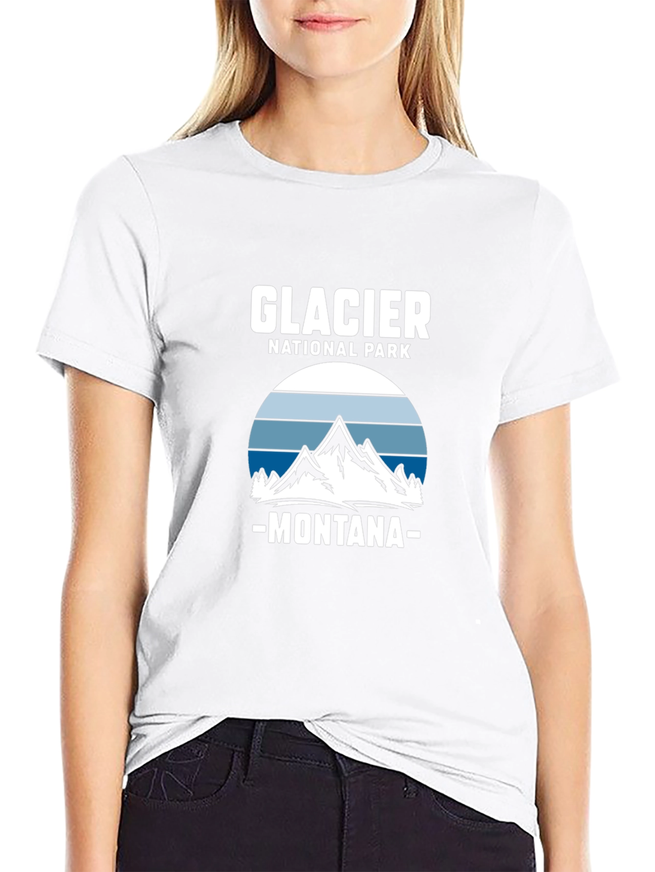 Glacier National Park Montana Graphic Tee