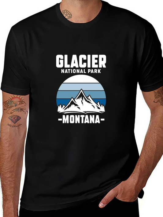 Glacier National Park Montana Graphic Tee