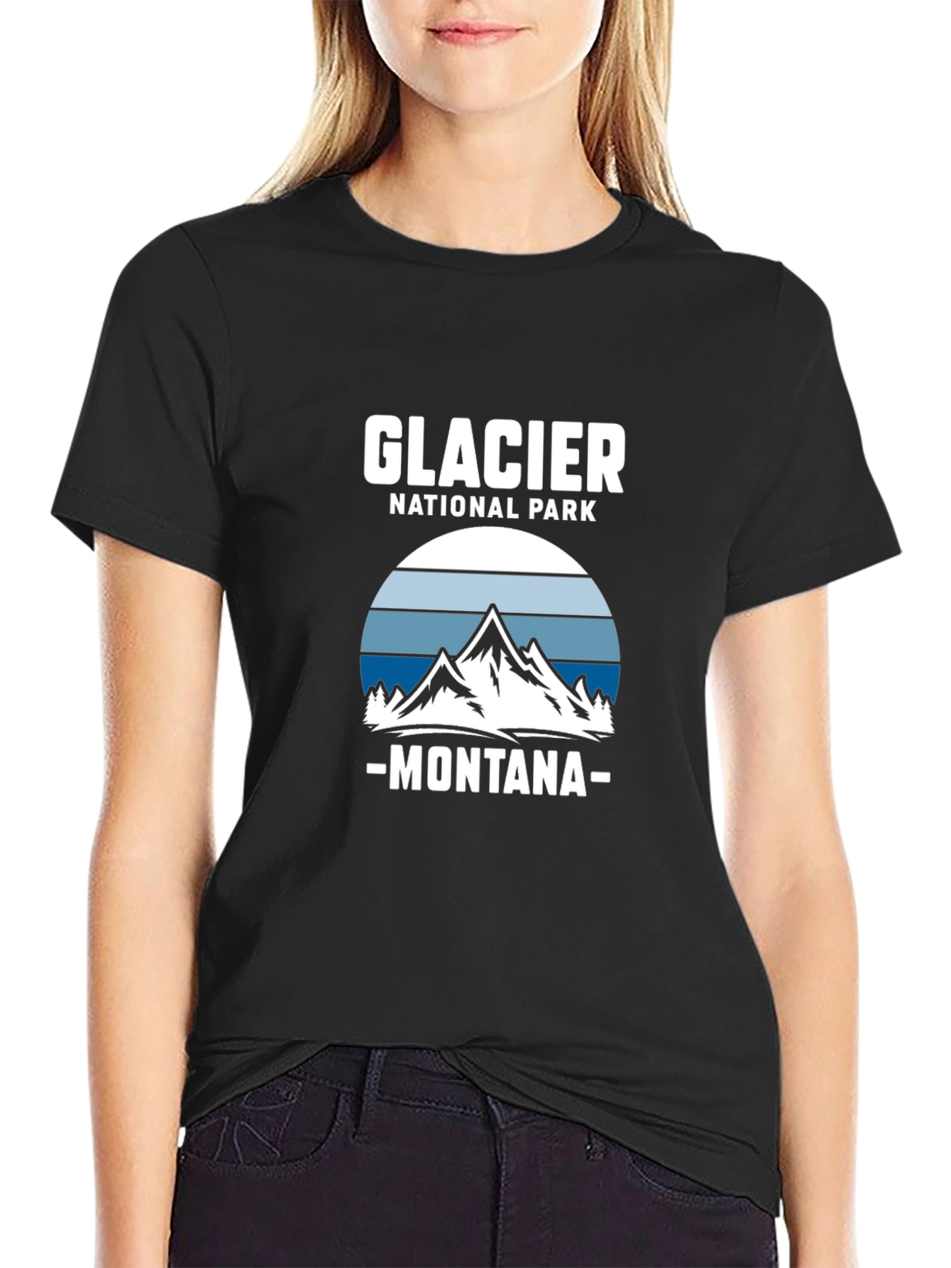 Glacier National Park Montana Graphic Tee