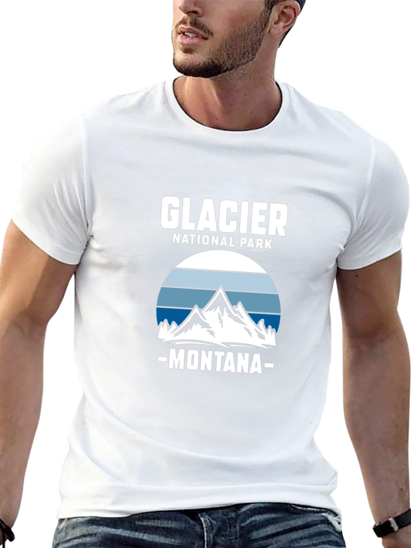 Glacier National Park Montana Graphic Tee