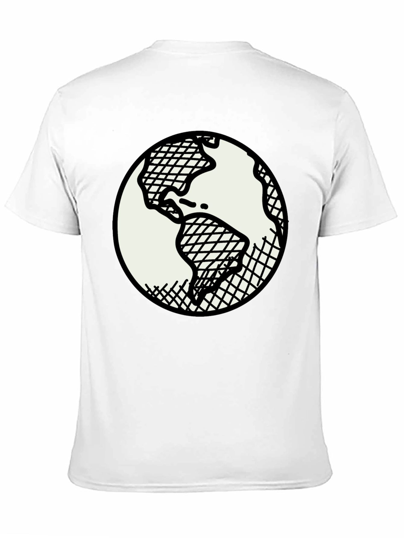Earth Graphic Black T-Shirt
