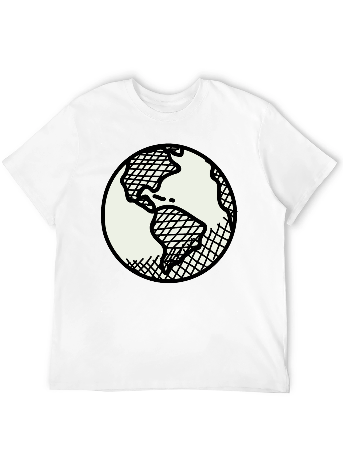 Earth Graphic Black T-Shirt