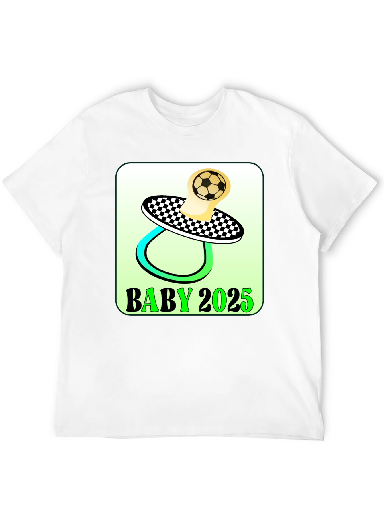 Baby 2025 Soccer Pacifier T-Shirt