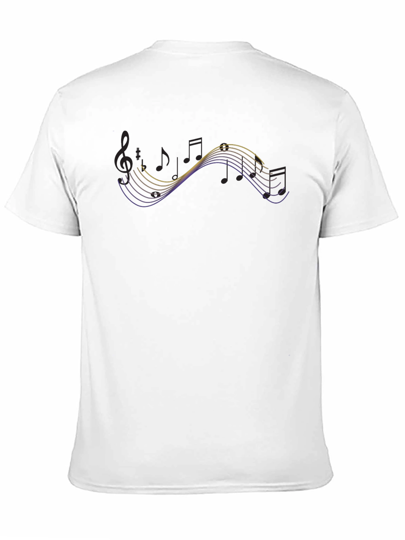 Musical Wave T-Shirt - Modern Graphic Tee