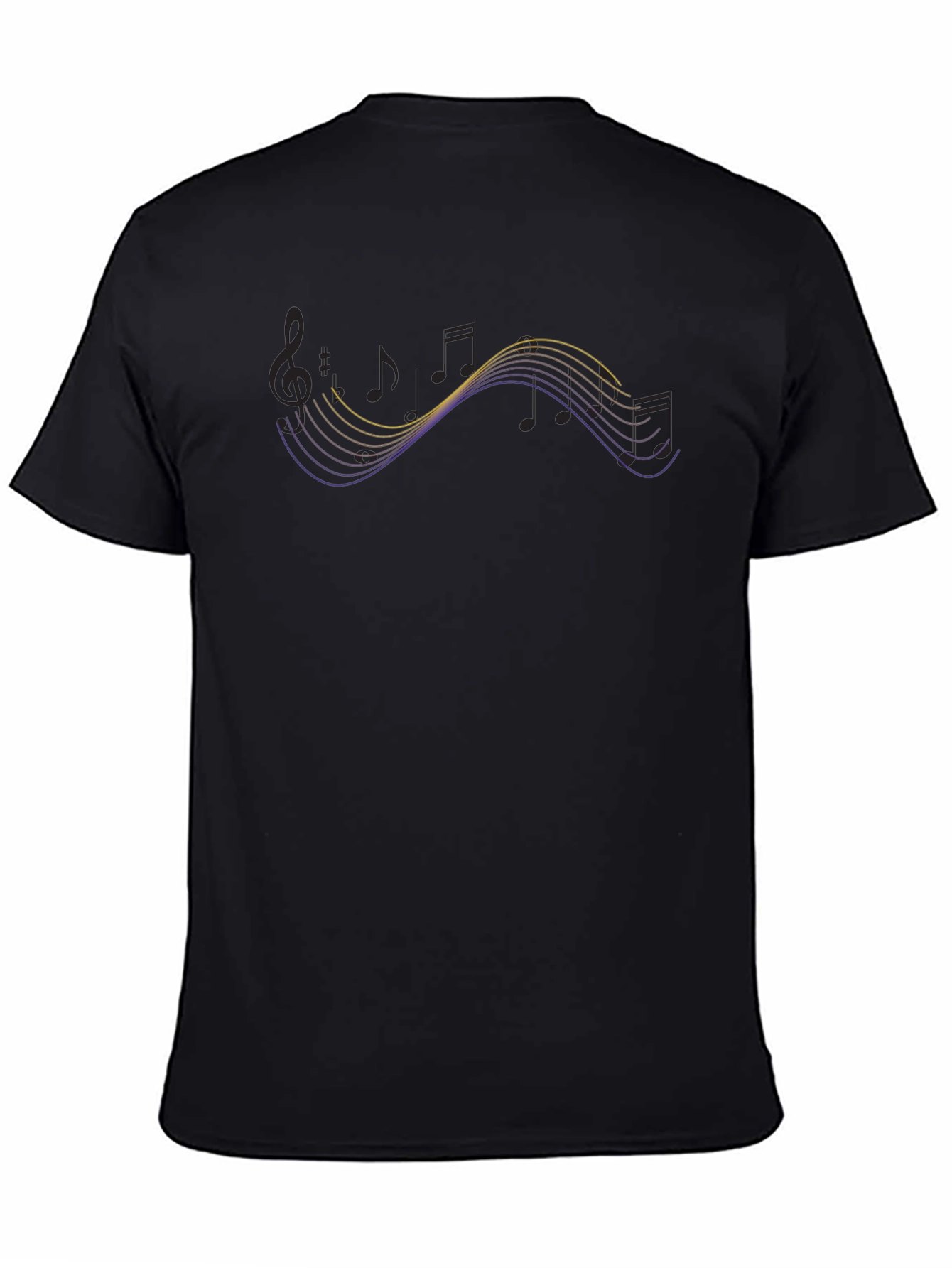 Musical Wave T-Shirt - Modern Graphic Tee