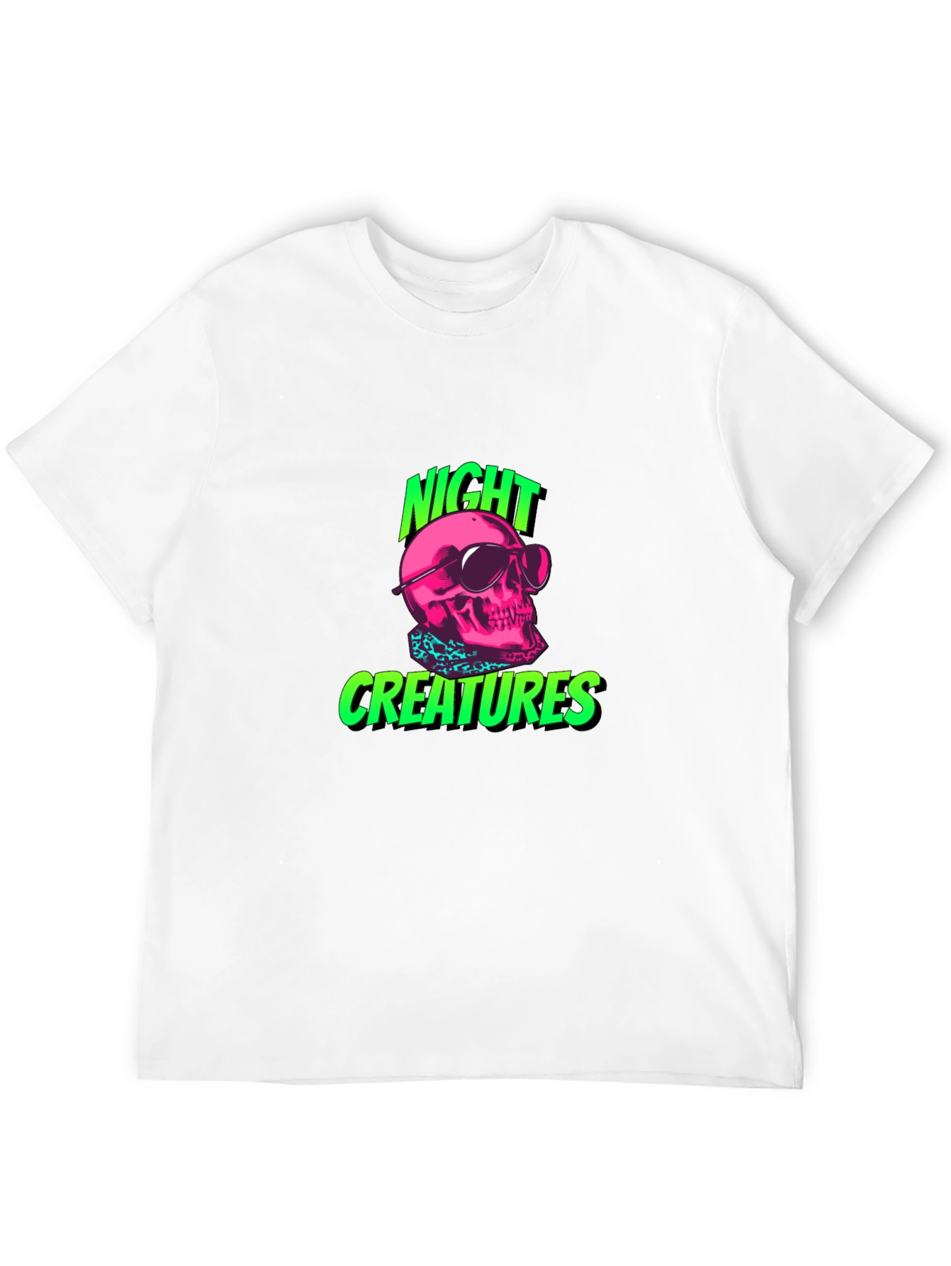 Night Creatures Skull Graphic T-Shirt