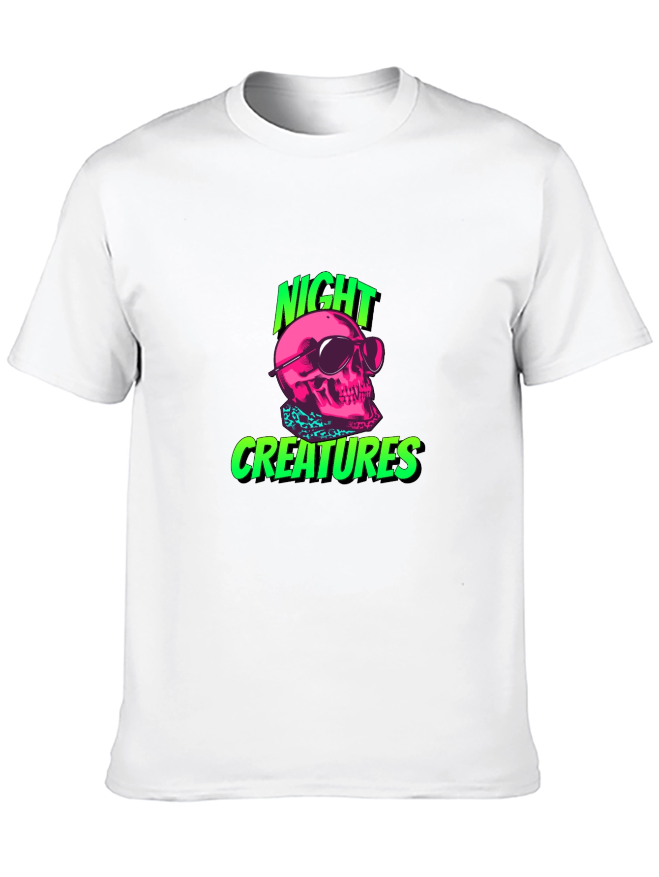 Night Creatures Skull Graphic T-Shirt