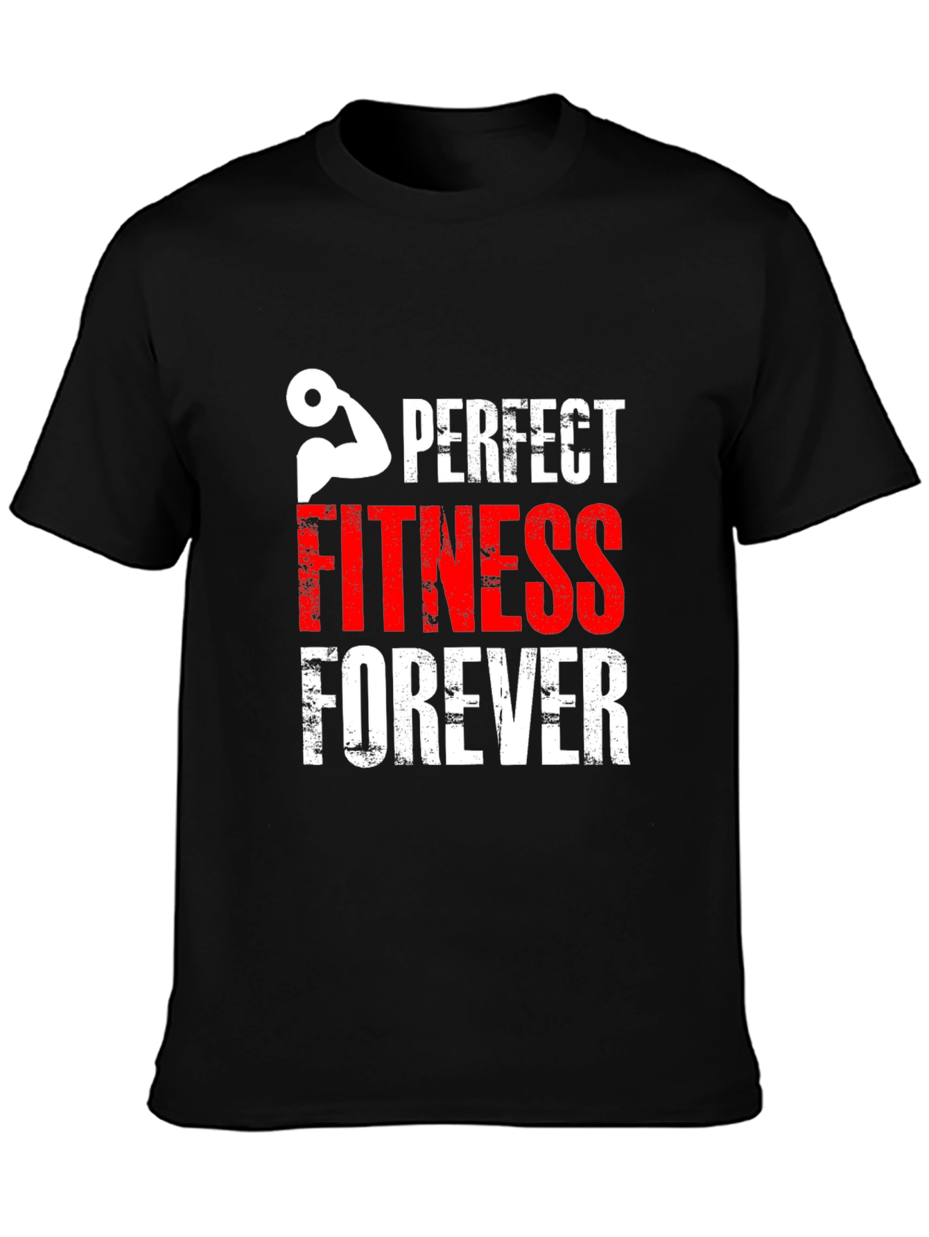 Perfect Fitness Forever Graphic Tee - Black