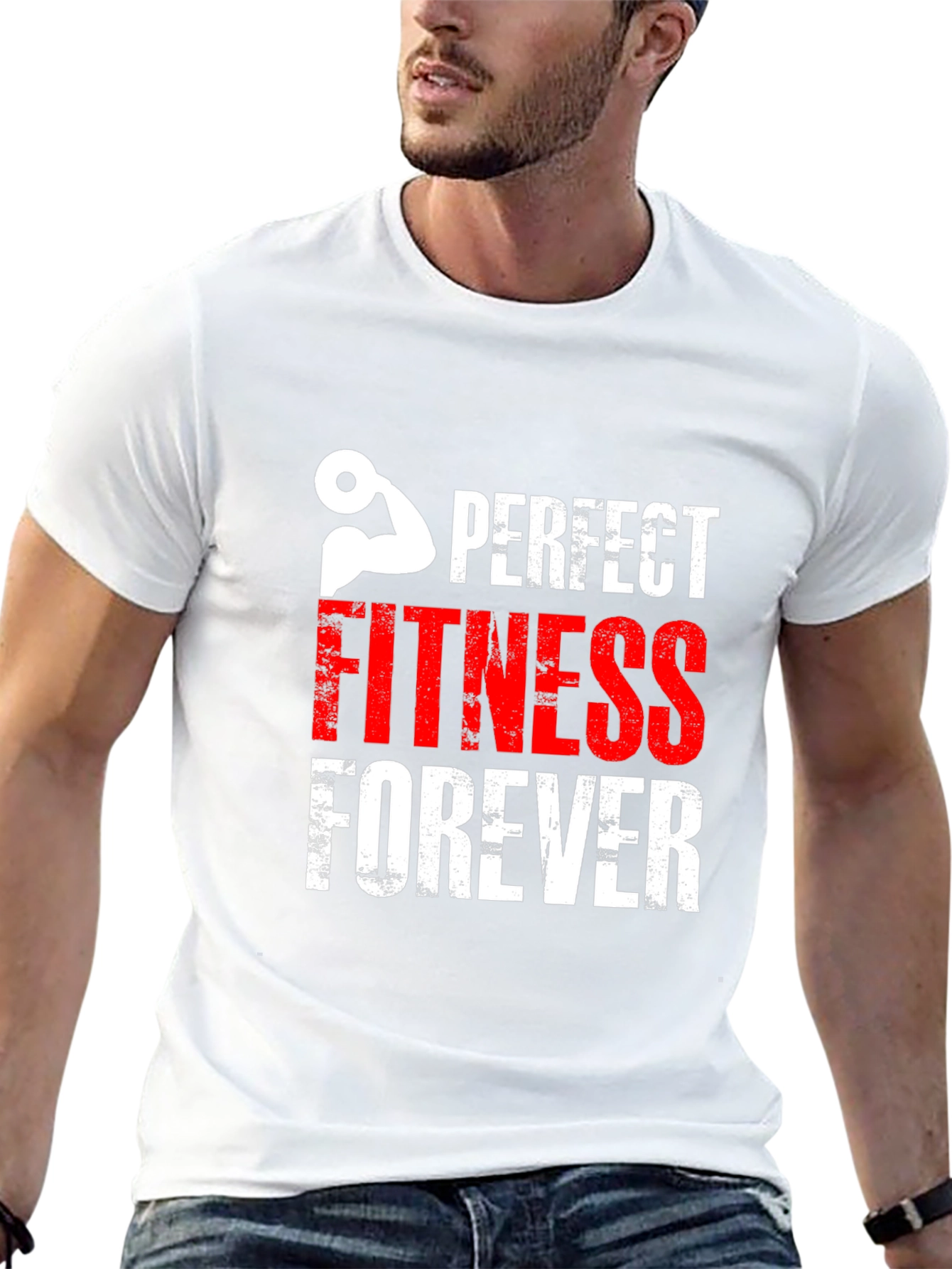Perfect Fitness Forever Graphic Tee - Black