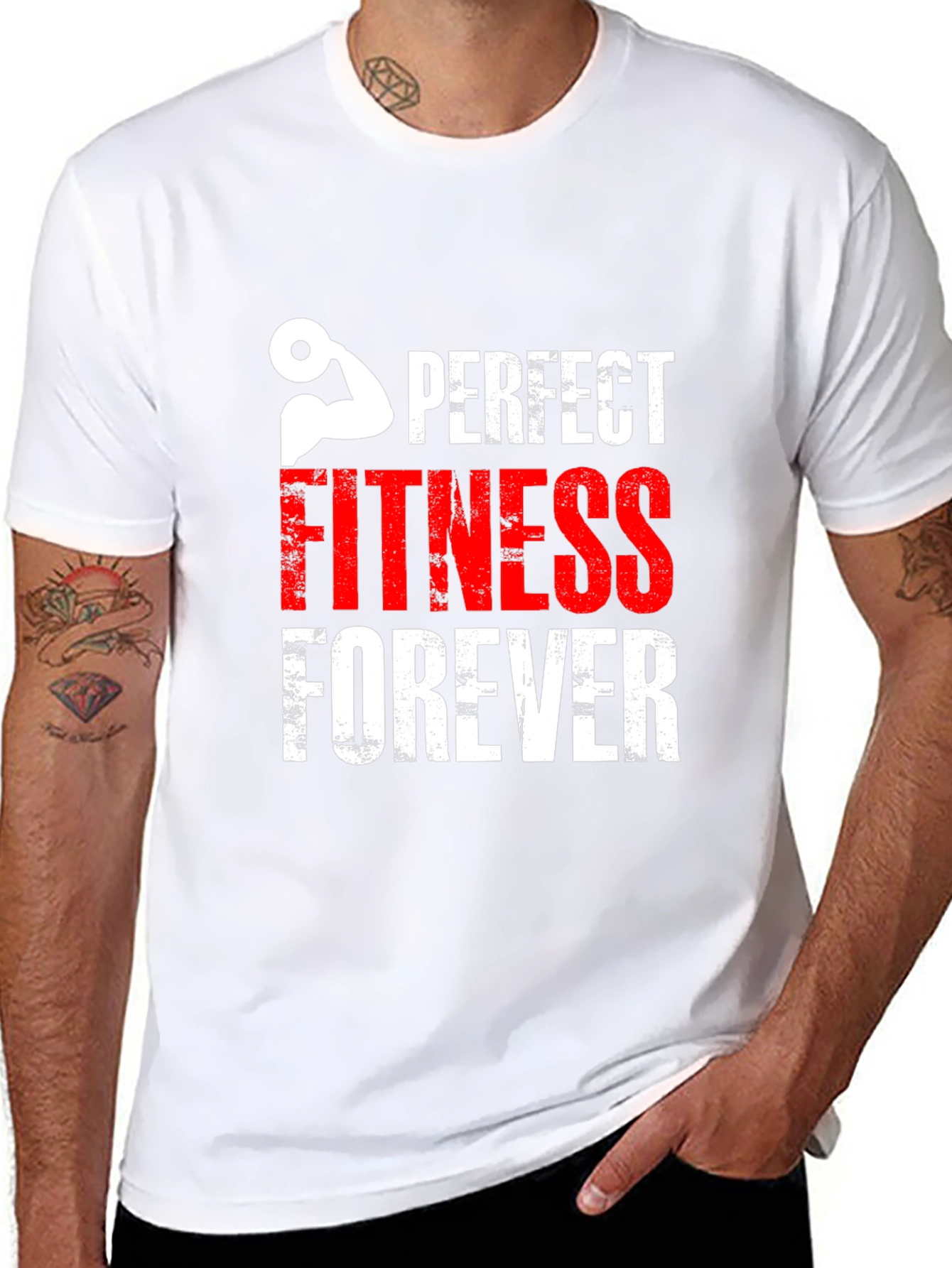 Perfect Fitness Forever Graphic Tee - Black