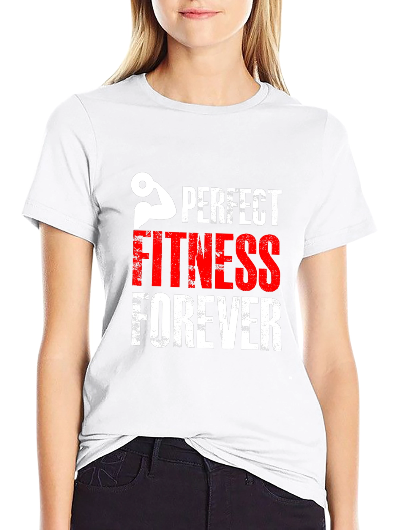 Perfect Fitness Forever Graphic Tee - Black