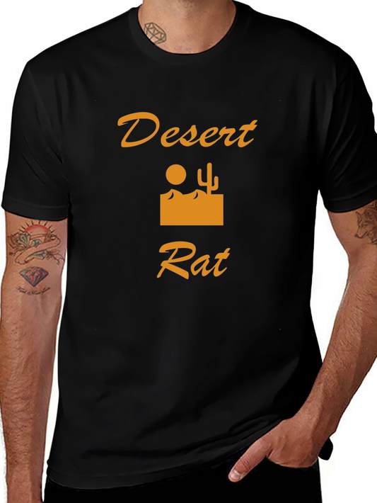 Desert Rat Graphic T-Shirt - Black