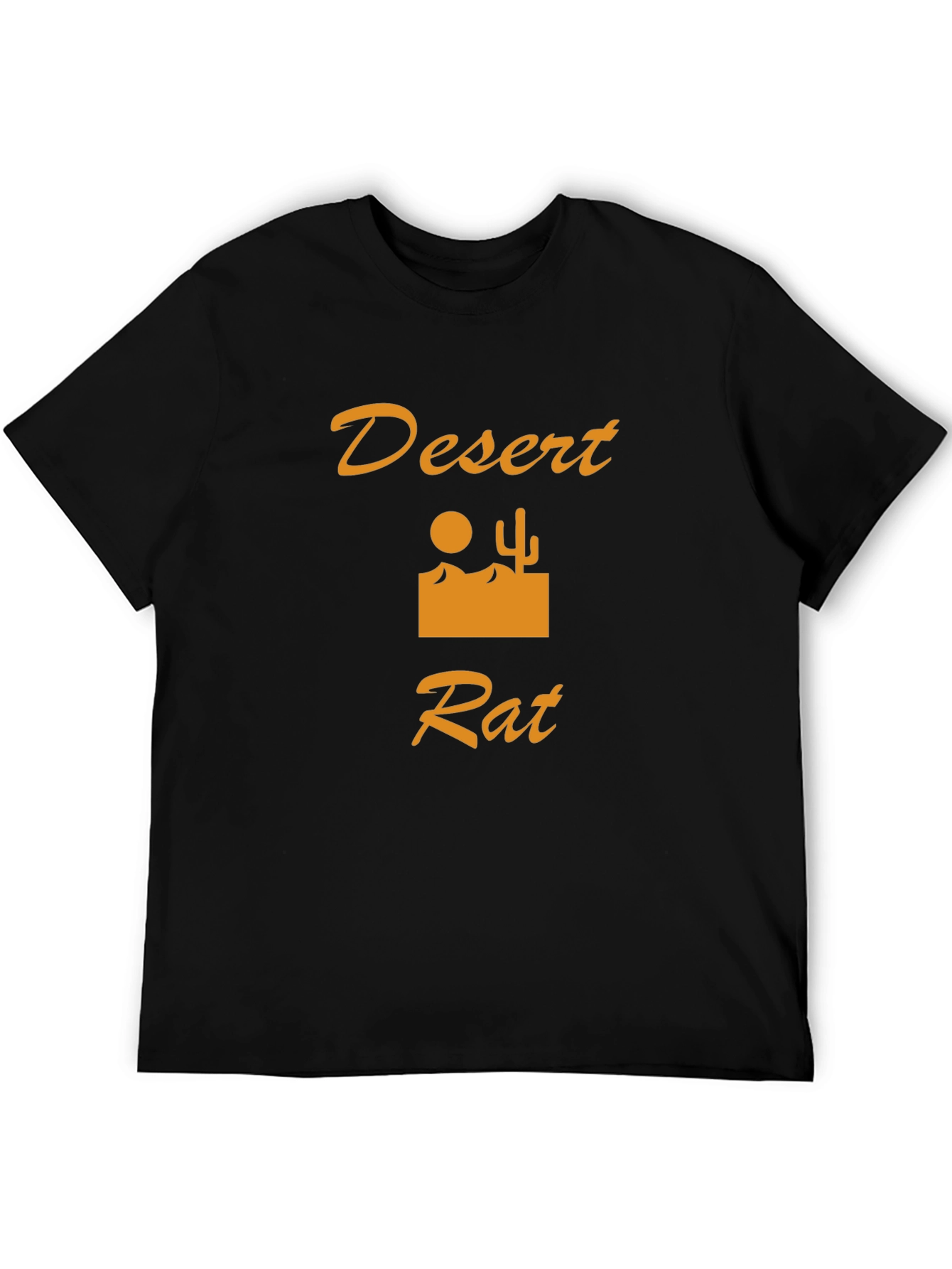 Desert Rat Graphic T-Shirt - Black