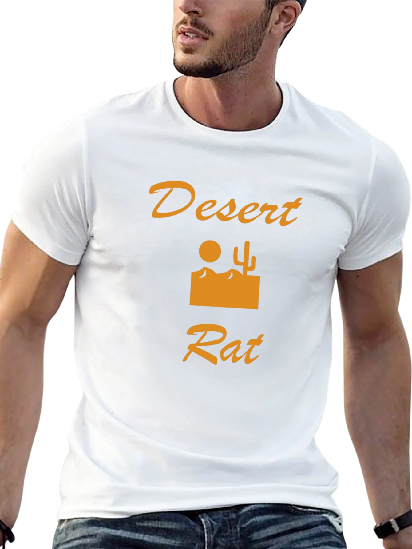 Desert Rat Graphic T-Shirt - Black
