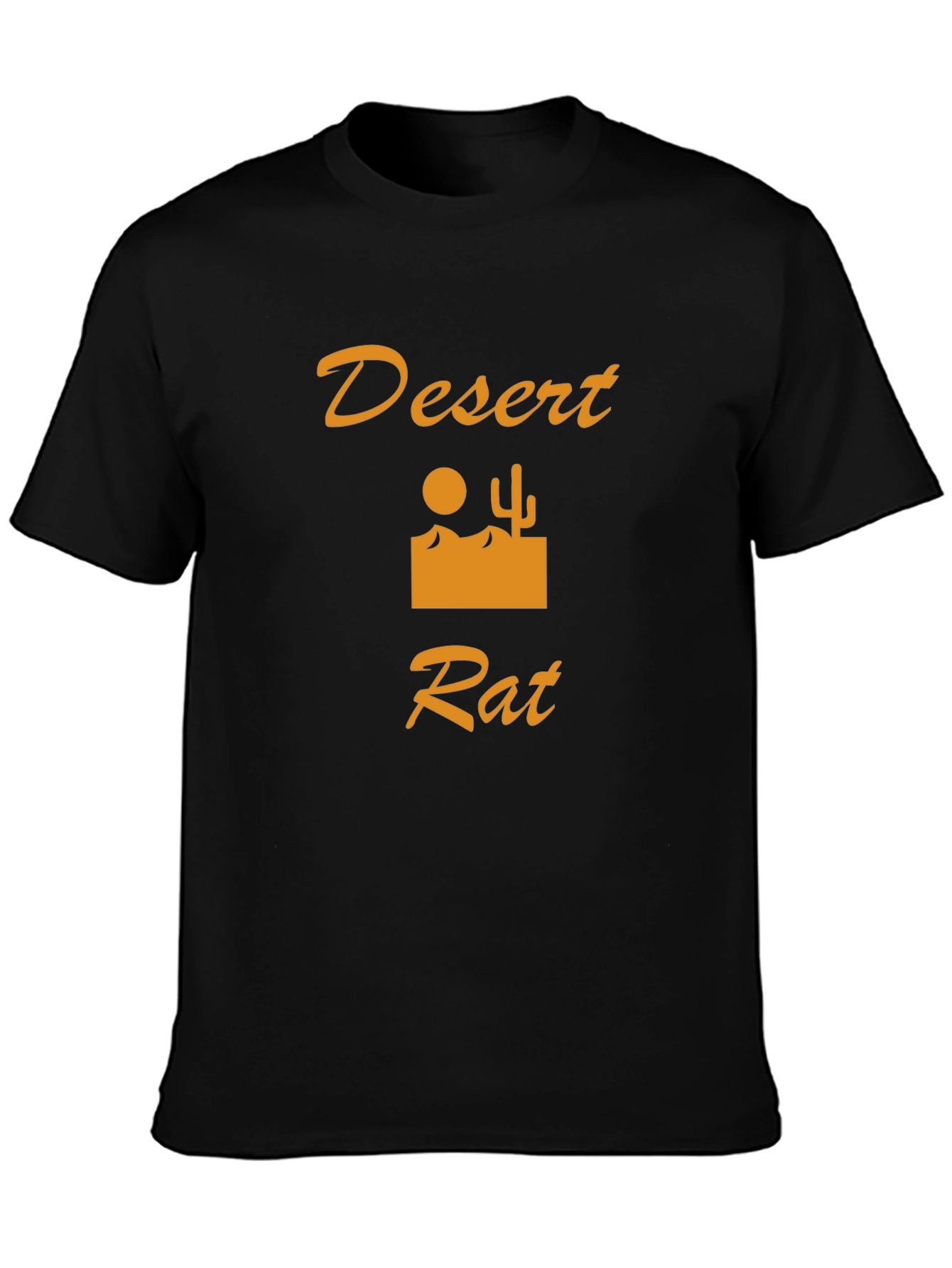 Desert Rat Graphic T-Shirt - Black