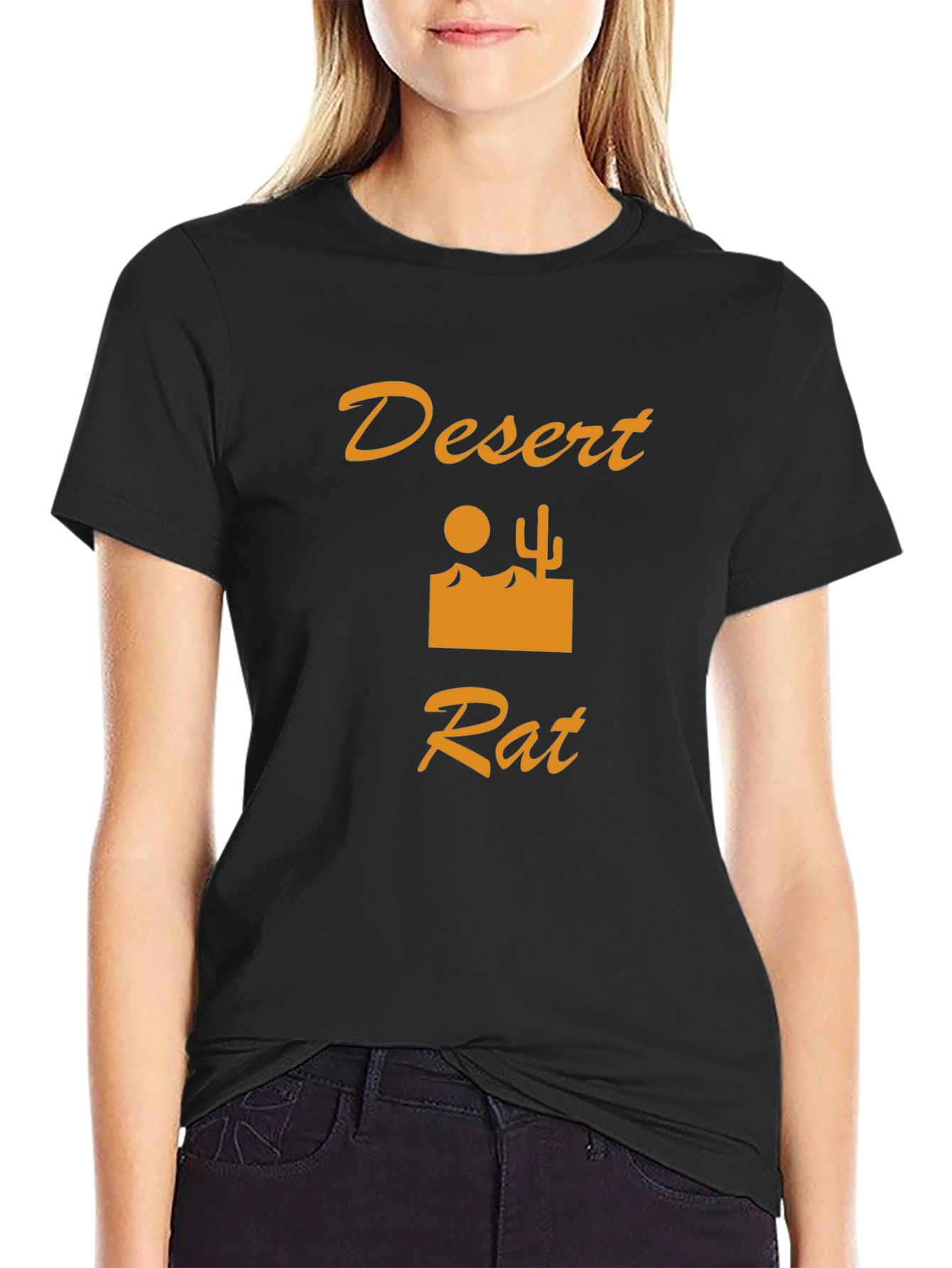 Desert Rat Graphic T-Shirt - Black