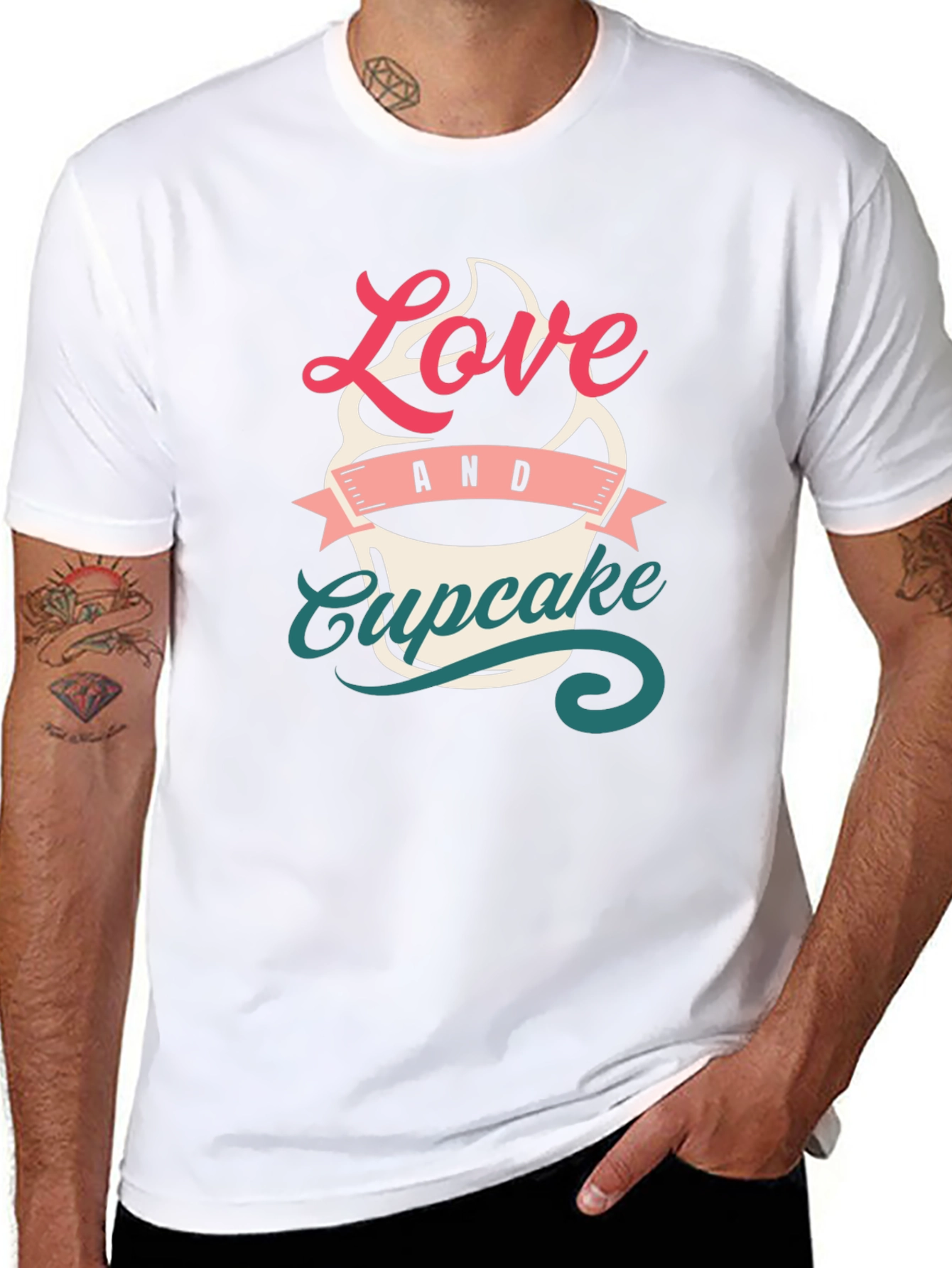 Love & Cupcake Graphic Tee