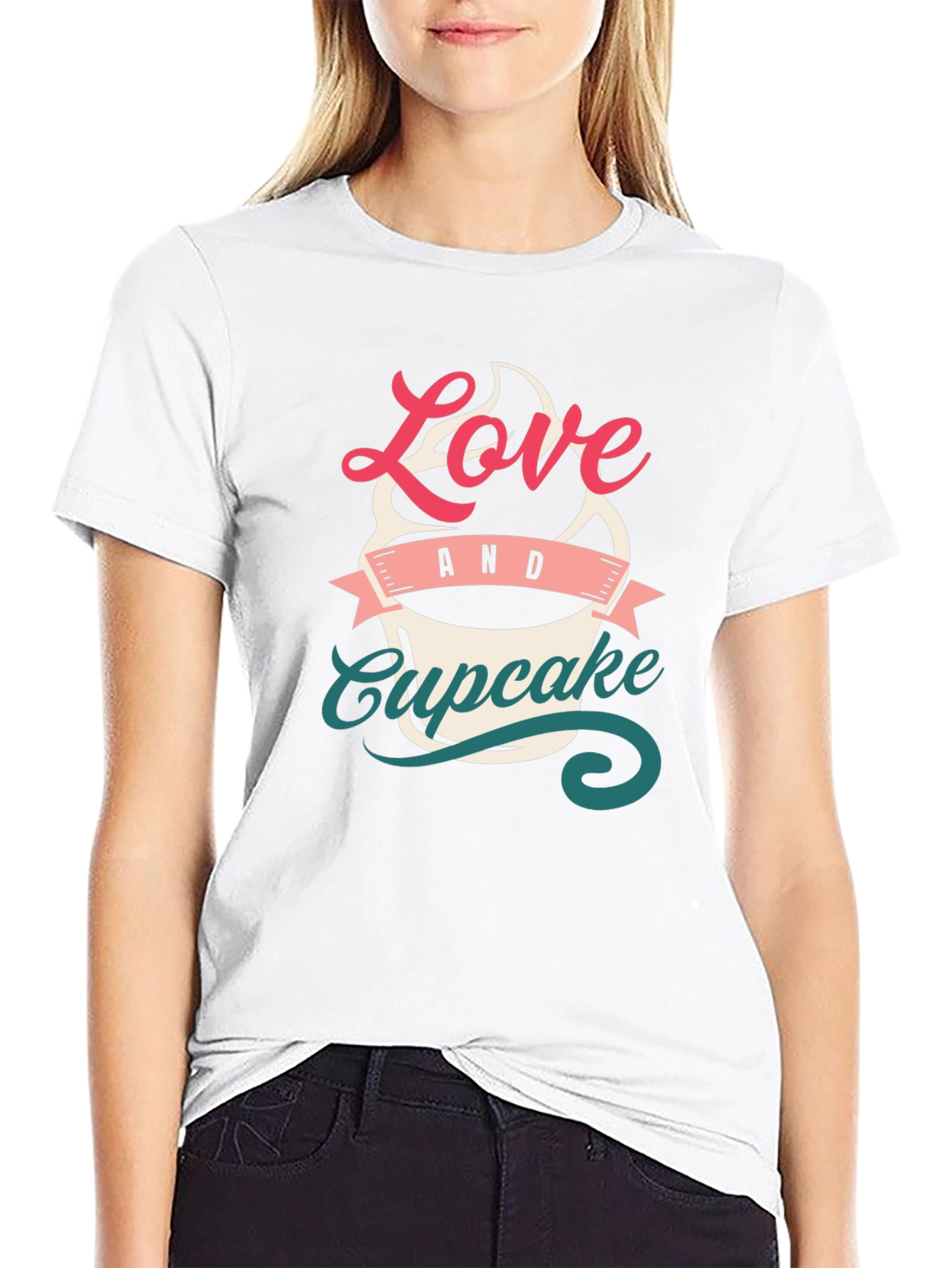 Love & Cupcake Graphic Tee