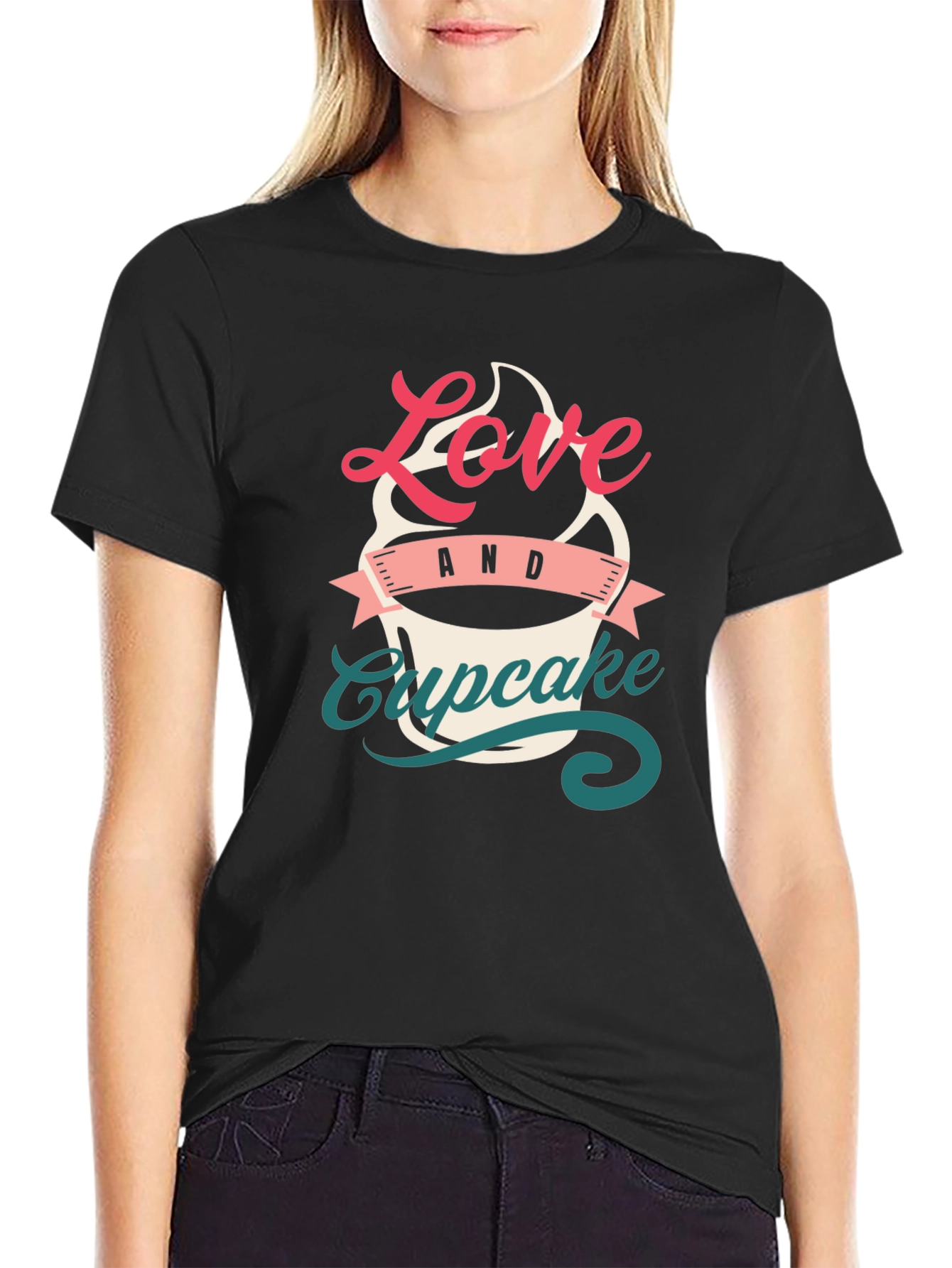 Love & Cupcake Graphic Tee
