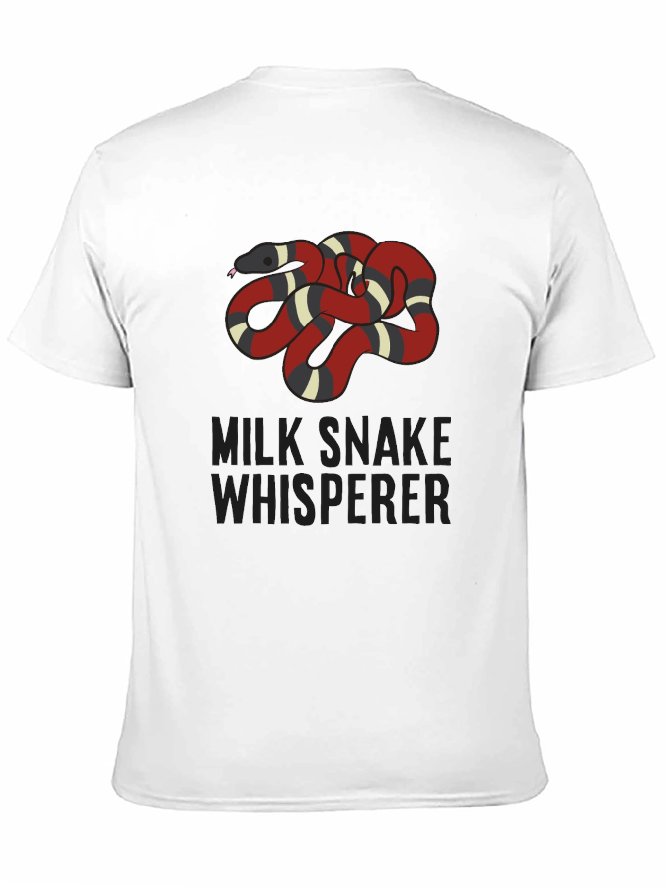 Milk Snake Whisperer Graphic Tee - Black