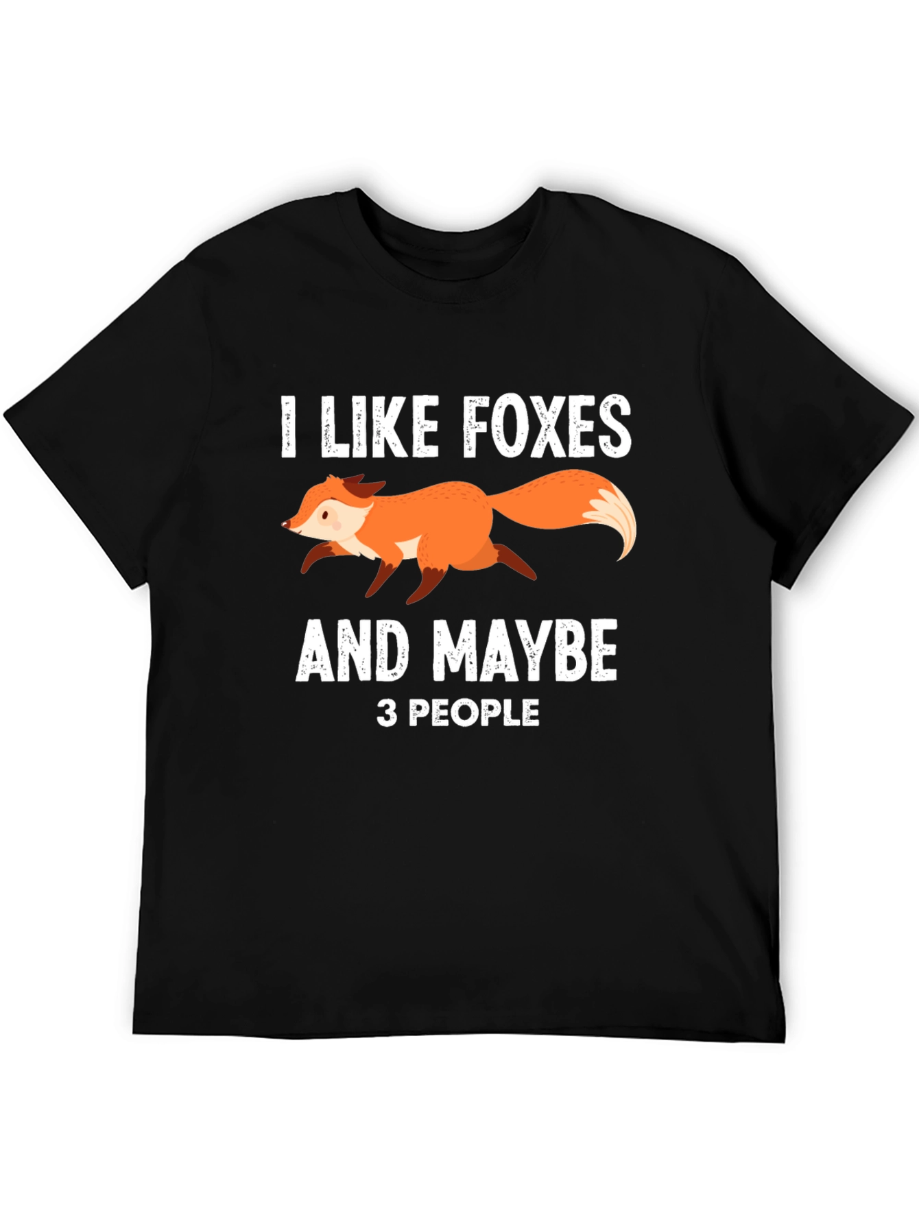 I Like Foxes and Maybe 3 People T-Shirt