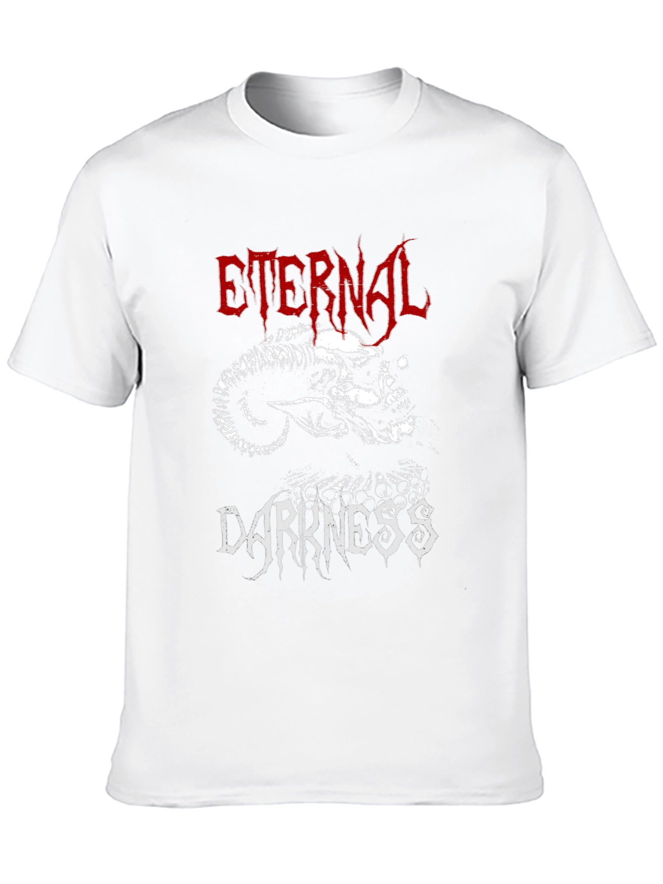 Eternal Darkness Graphic Tee - Black Metal Style