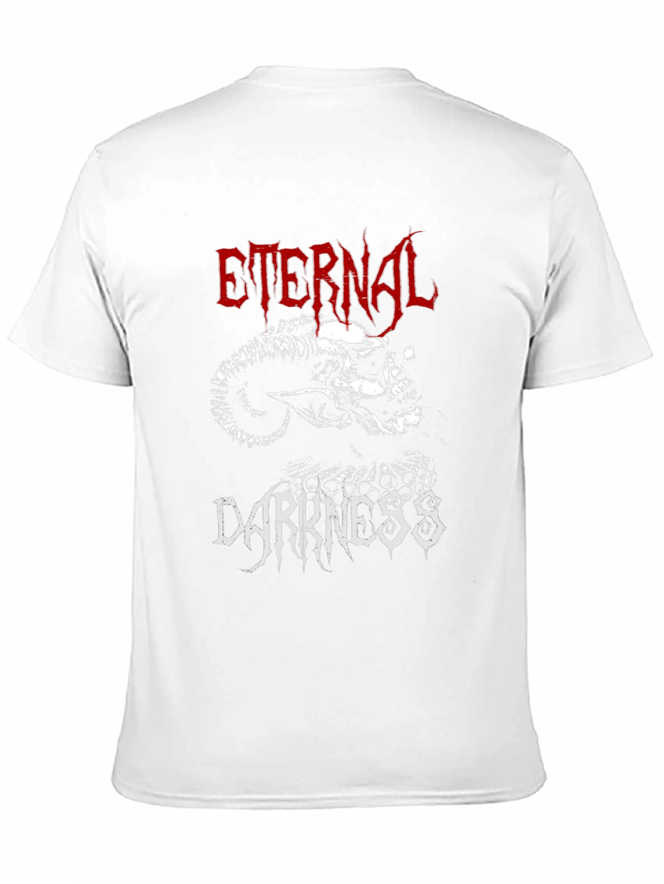 Eternal Darkness Graphic Tee - Black Metal Style