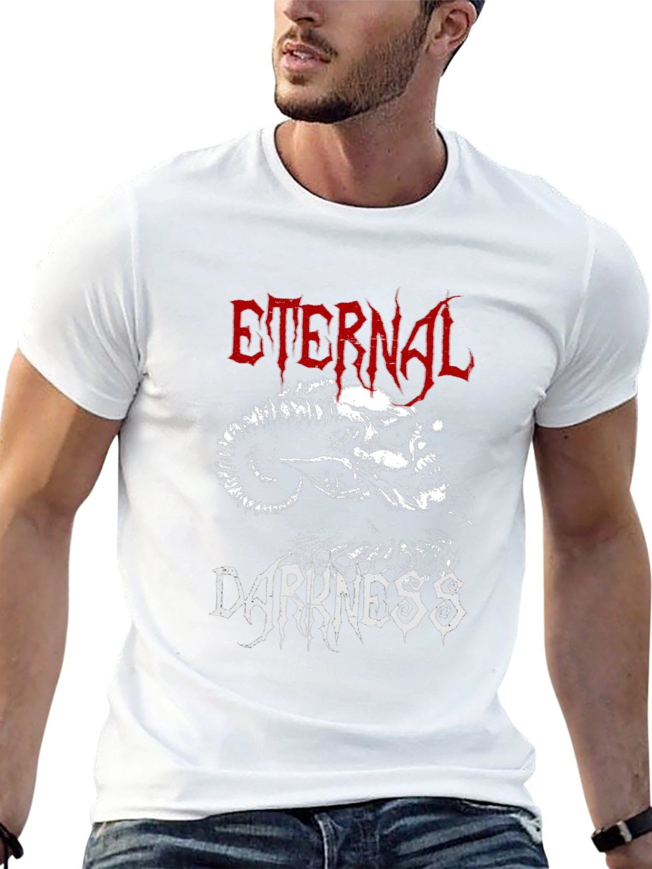 Eternal Darkness Graphic Tee - Black Metal Style