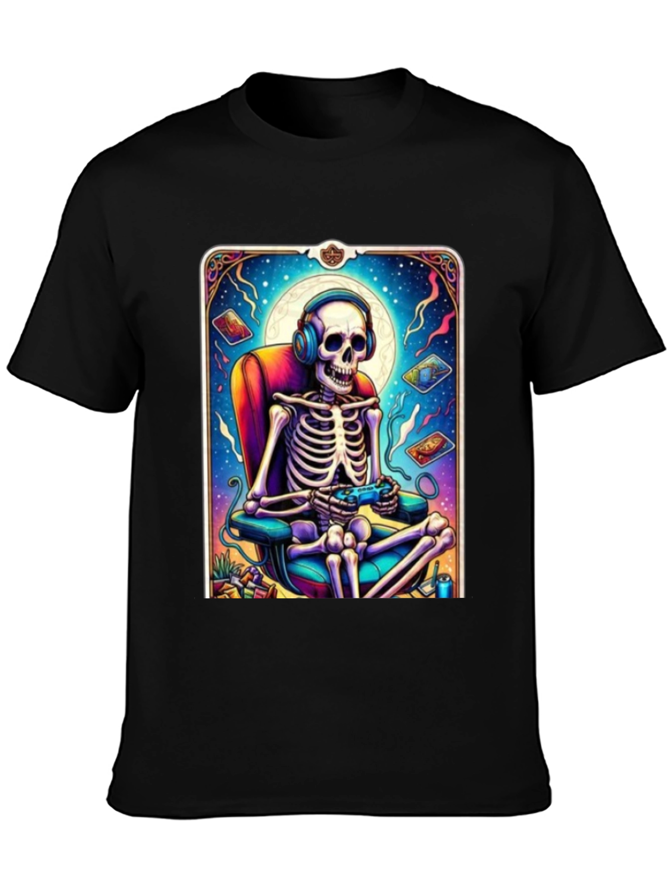 Gaming Skeleton Graphic Tee