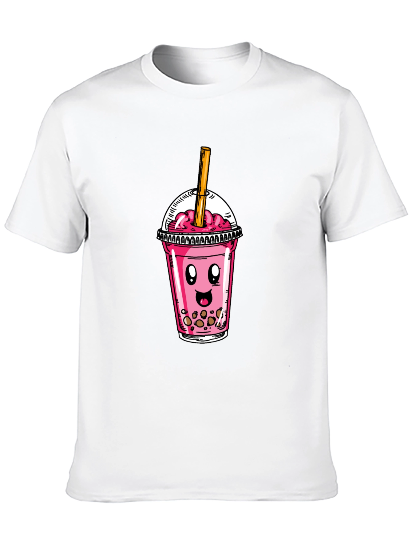 Bubble Tea Graphic T-Shirt - Kawaii Design