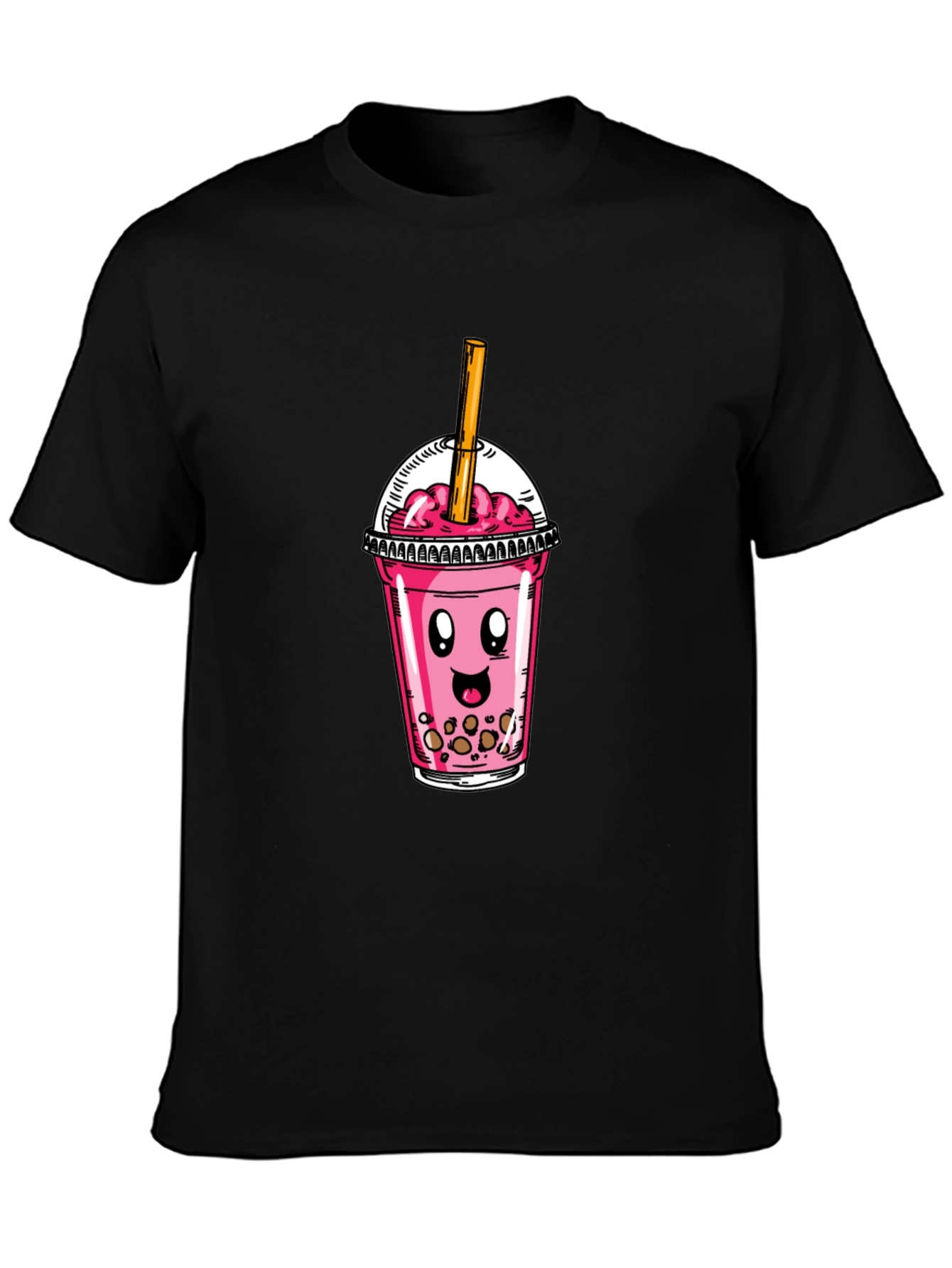 Bubble Tea Graphic T-Shirt - Kawaii Design