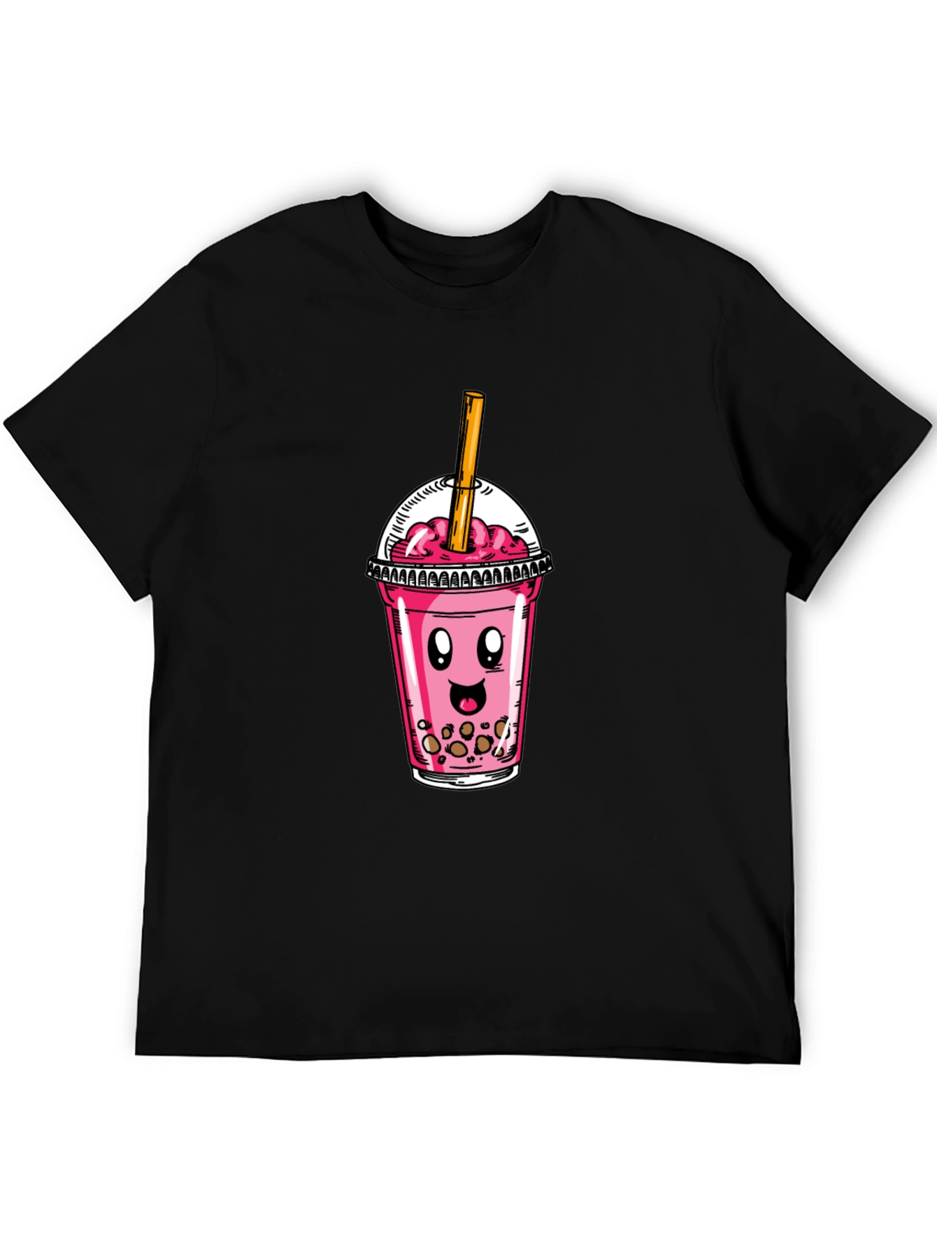 Bubble Tea Graphic T-Shirt - Kawaii Design