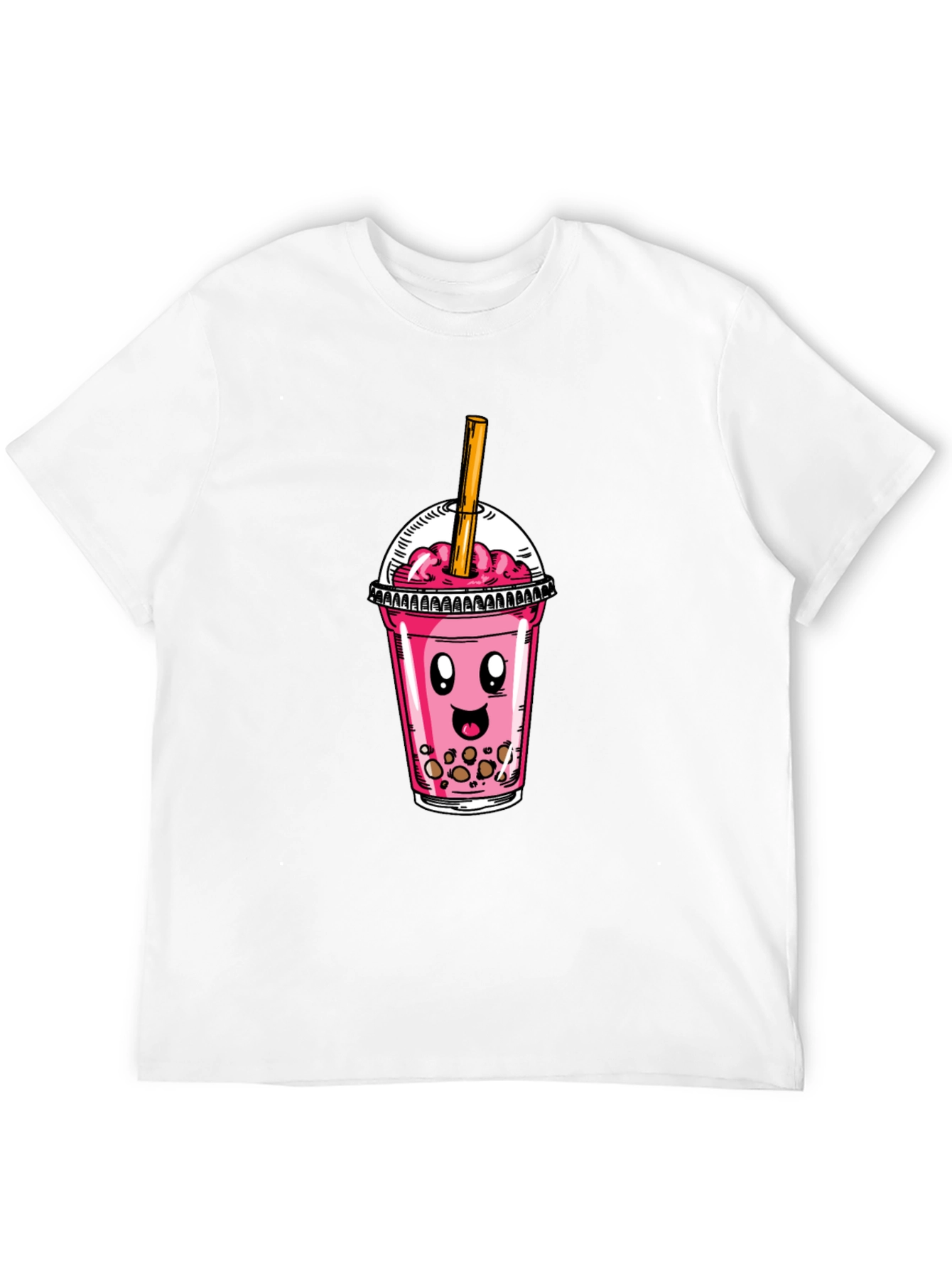 Bubble Tea Graphic T-Shirt - Kawaii Design