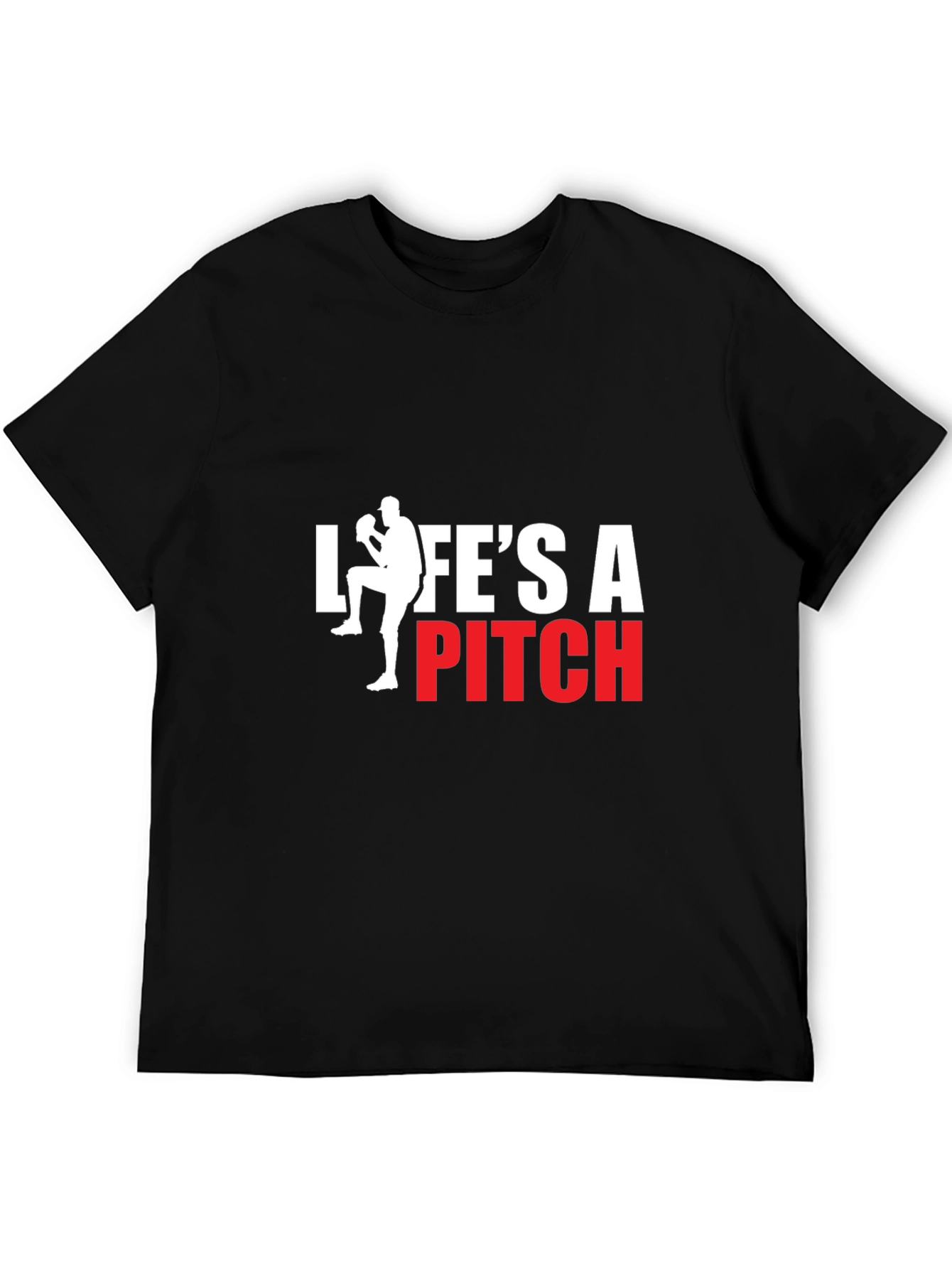 Lifes A Pitch Graphic T-Shirt