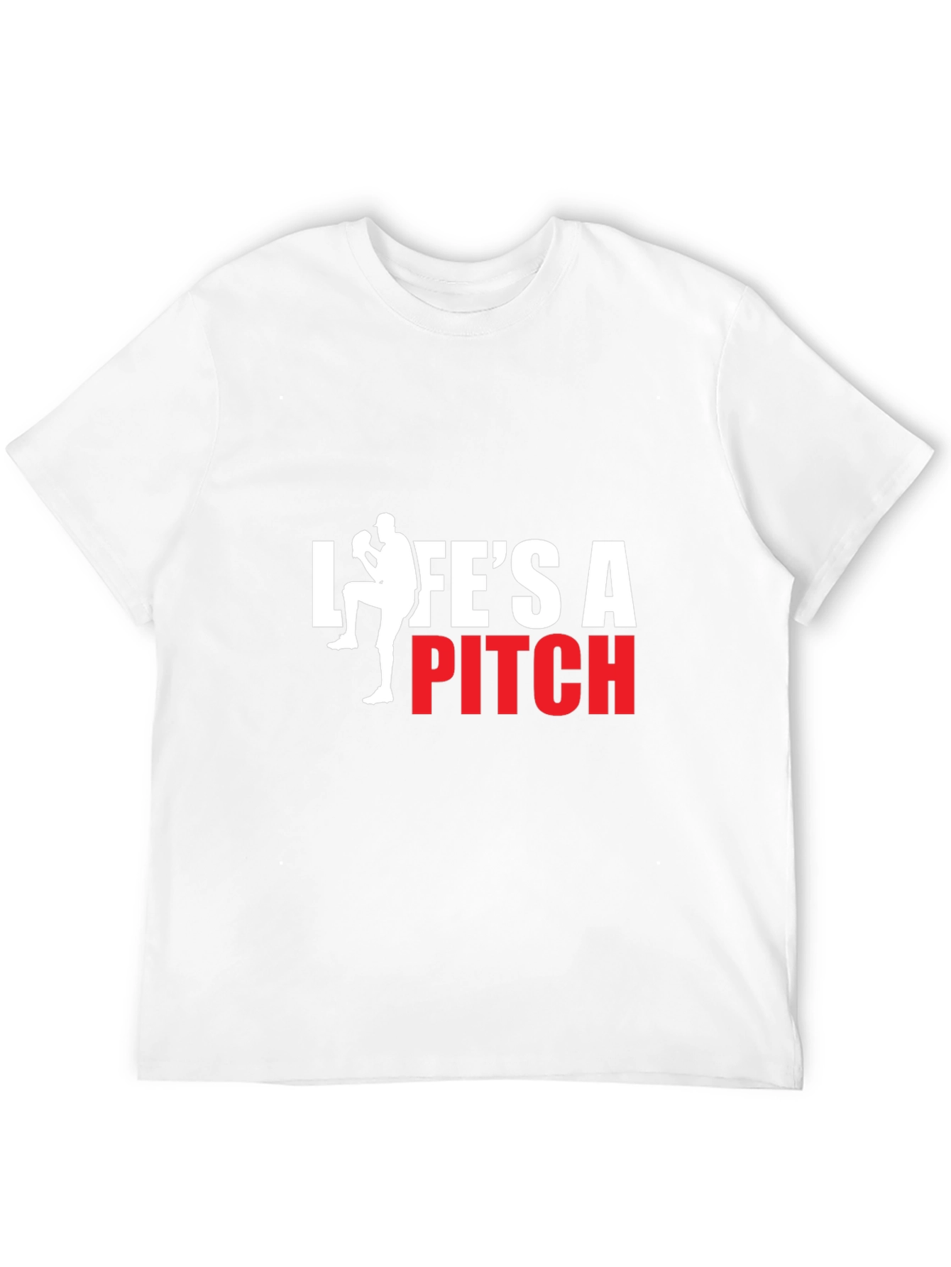 Lifes A Pitch Graphic T-Shirt