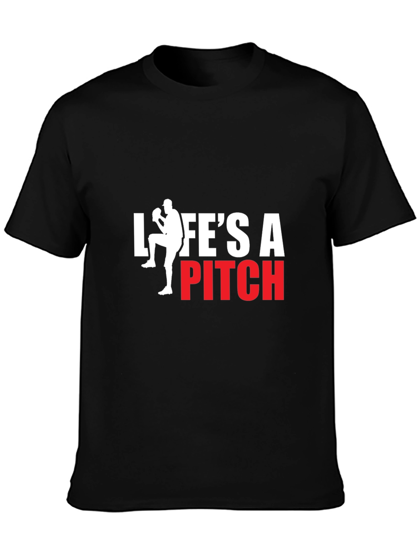 Lifes A Pitch Graphic T-Shirt