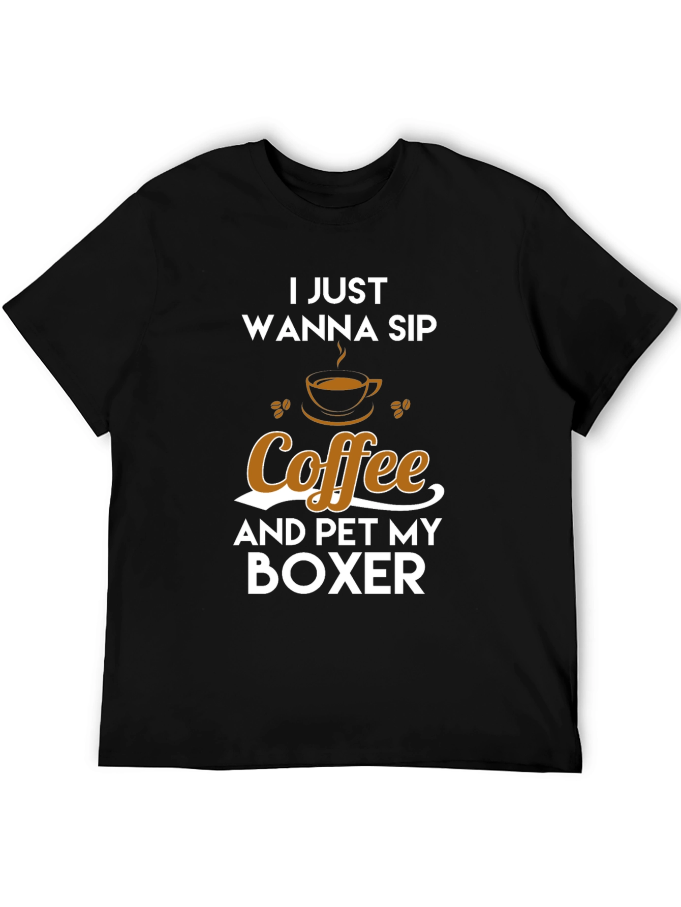 Sip Coffee & Pet My Boxer T-Shirt