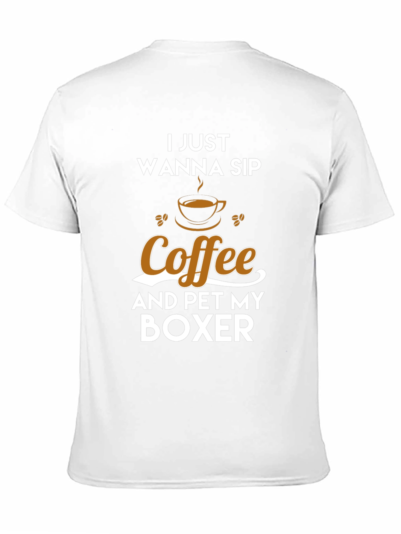 Sip Coffee & Pet My Boxer T-Shirt