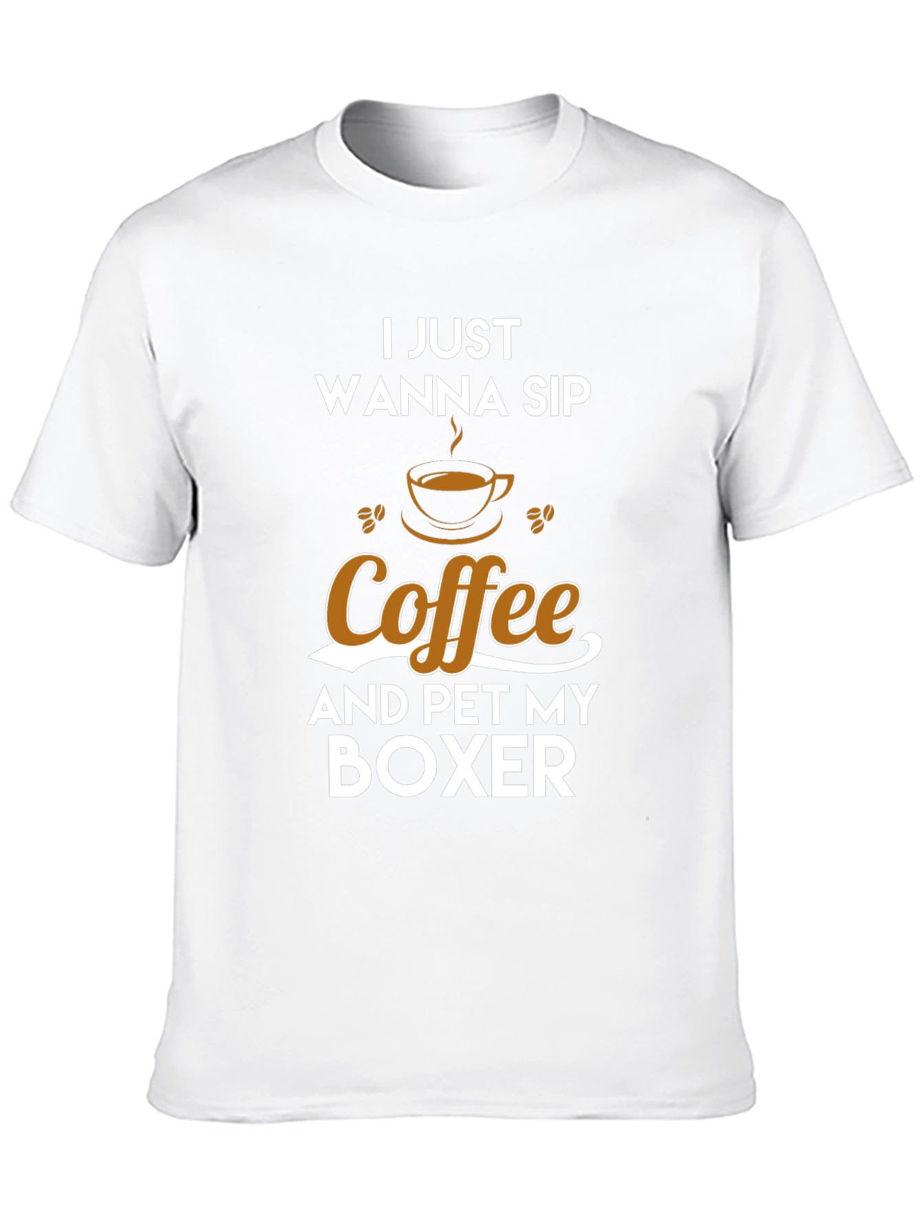 Sip Coffee & Pet My Boxer T-Shirt