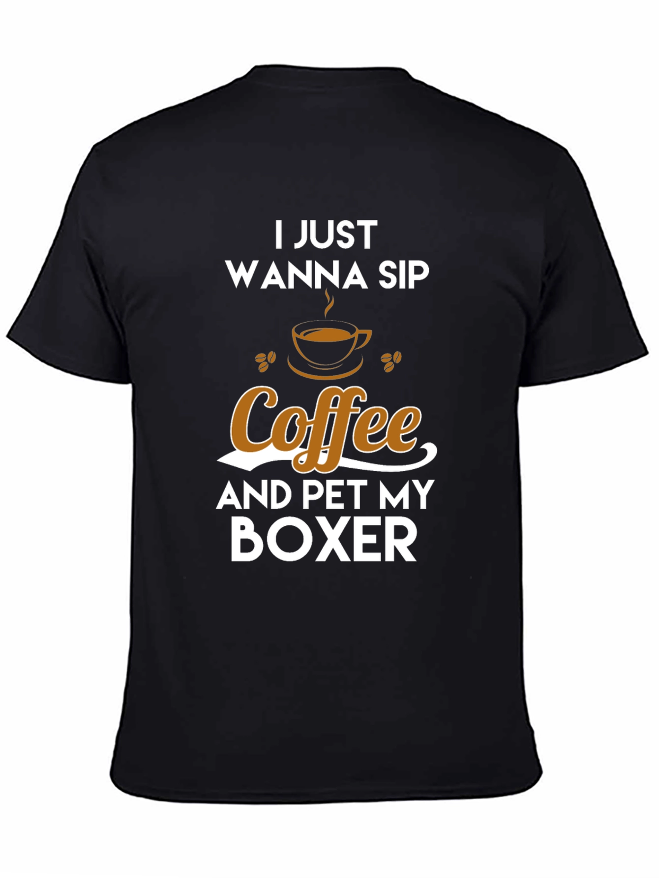 Sip Coffee & Pet My Boxer T-Shirt