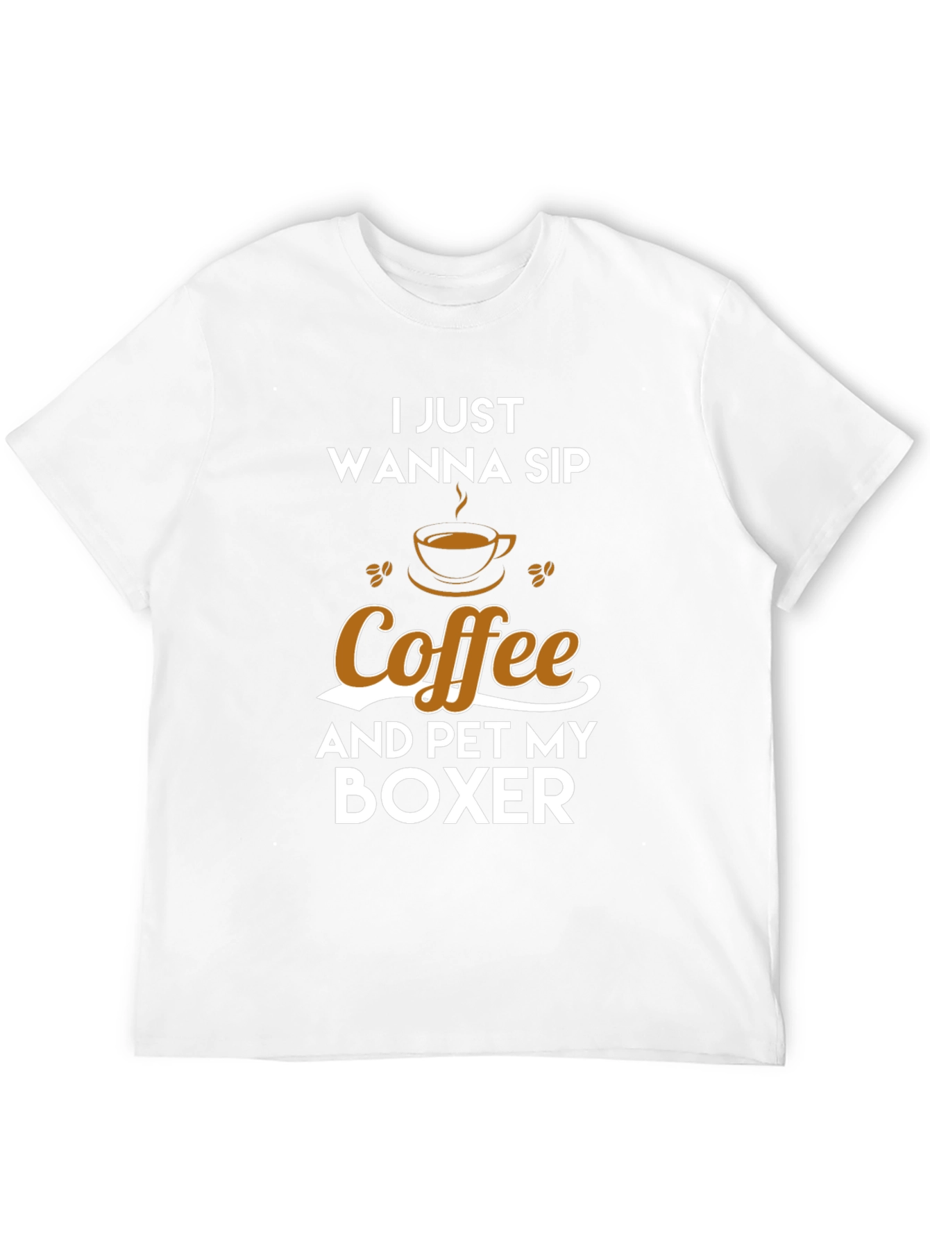 Sip Coffee & Pet My Boxer T-Shirt