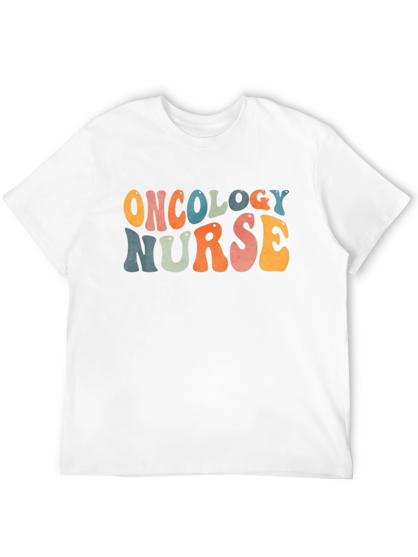 Oncology Nurse Retro Style T-Shirt