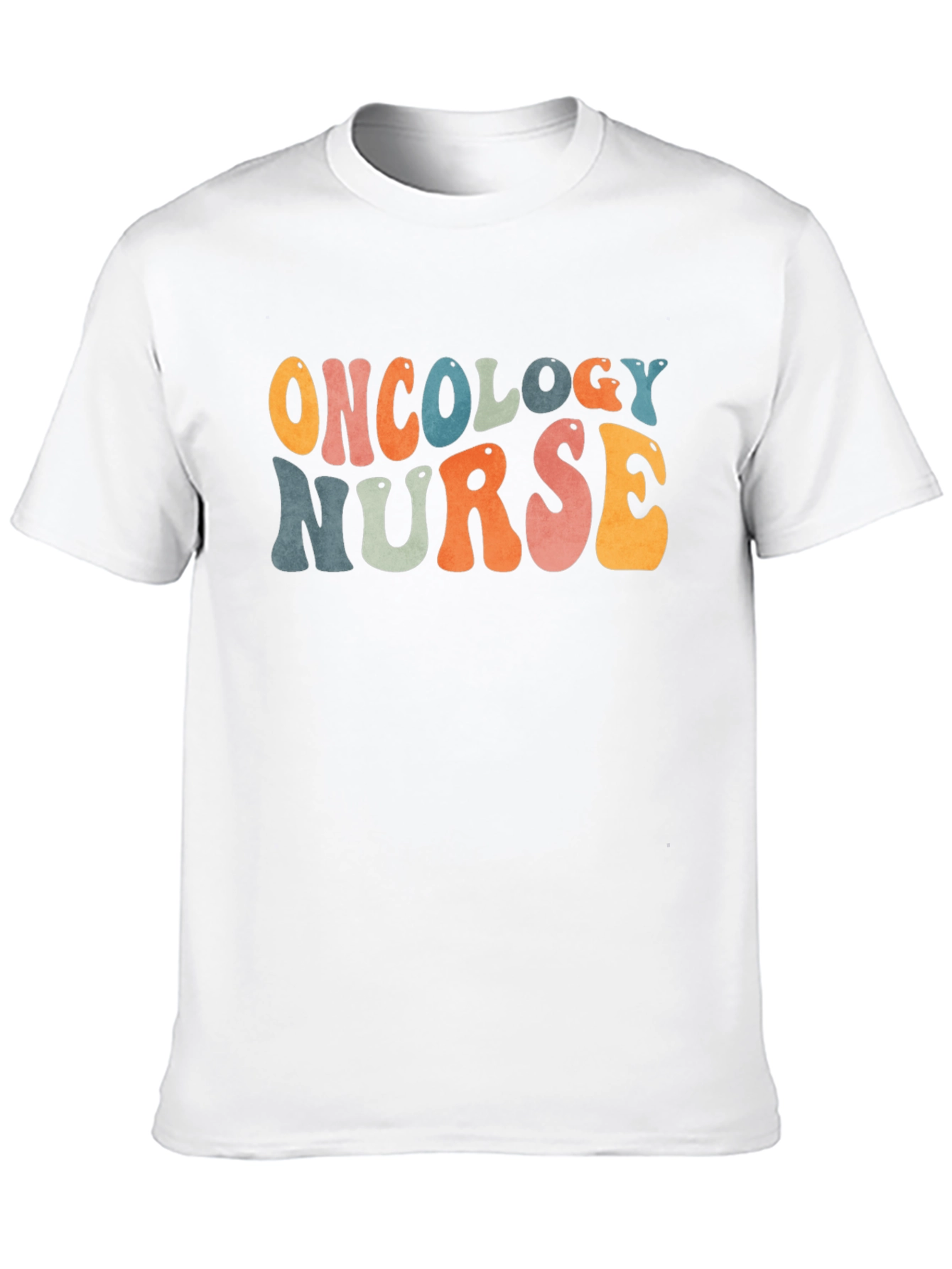 Oncology Nurse Retro Style T-Shirt
